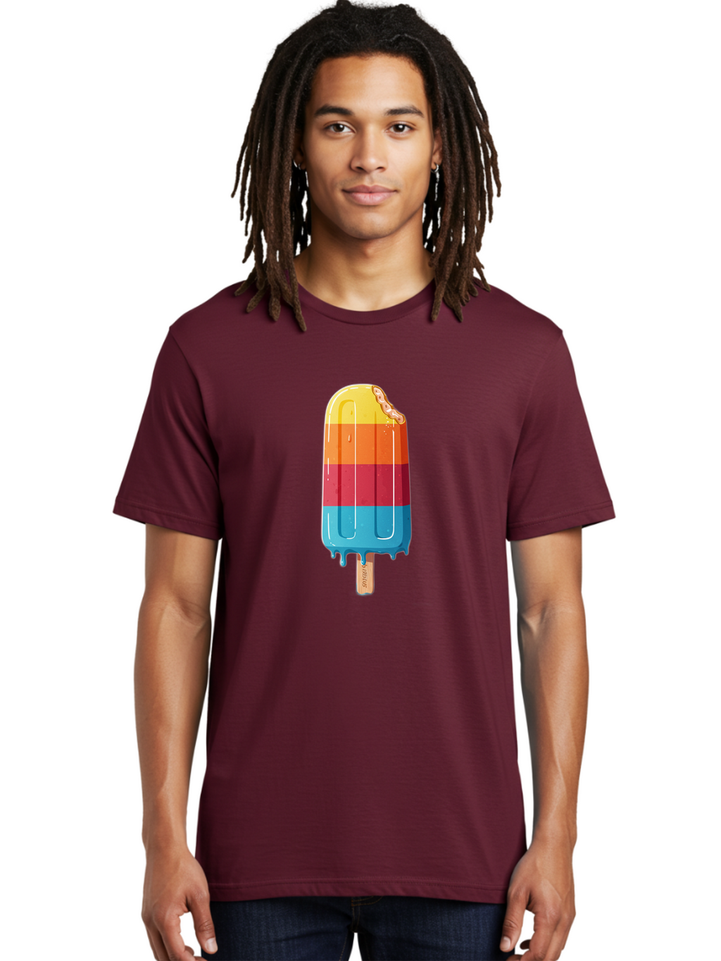 Rainbow-Popsicle Men'S Graphic Tee, 100% Cotton, Comfortable Casual Summer Wear, Machine Washable, Vintage Camera, Old Camera, Antique Camera, Black Camera, Classic Photography, Photography Equipment, Nostalgic Device, Film Camera, Camera Art Bao781