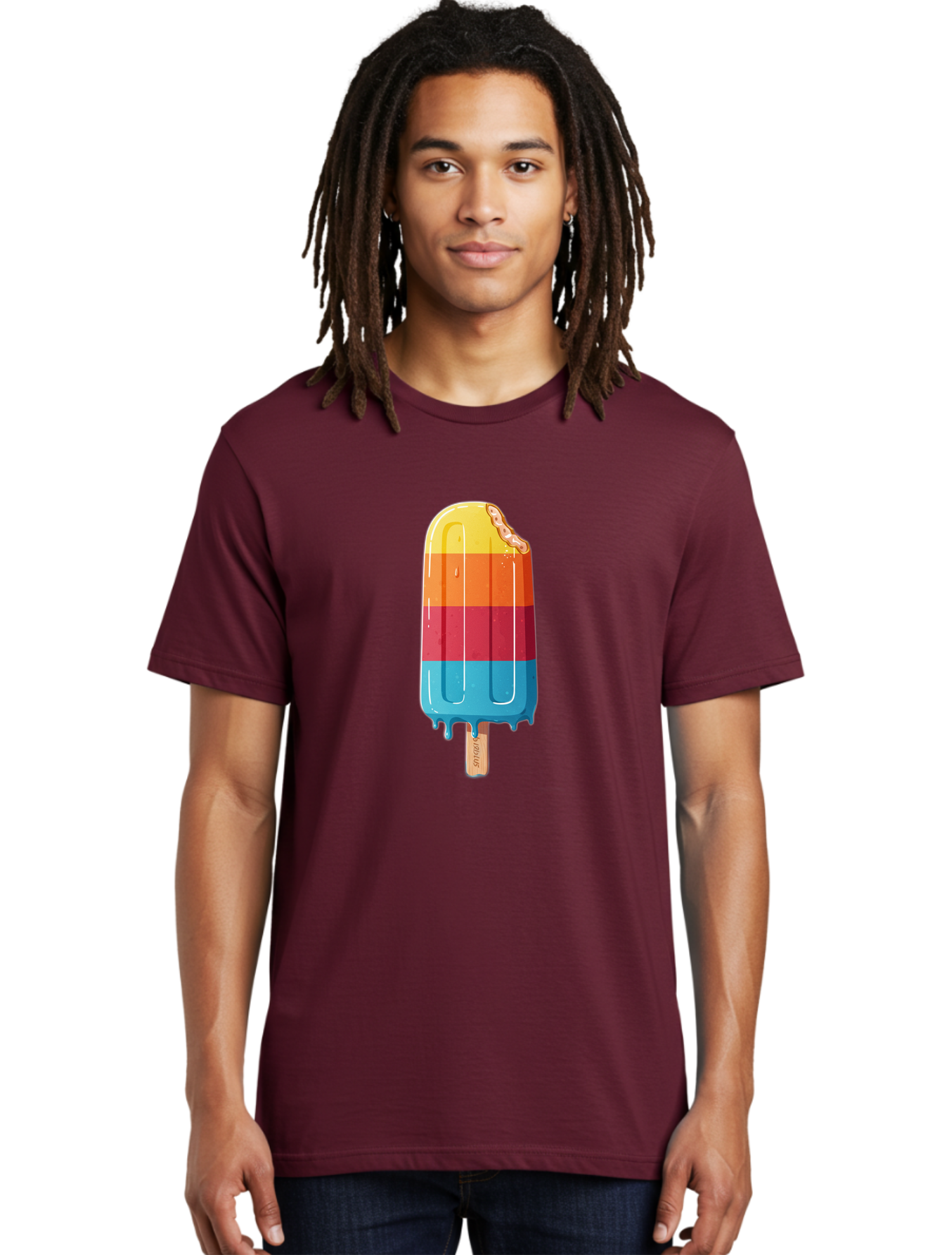 Rainbow-Popsicle Men'S Graphic Tee, 100% Cotton, Comfortable Casual Summer Wear, Machine Washable, Vintage Camera, Old Camera, Antique Camera, Black Camera, Classic Photography, Photography Equipment, Nostalgic Device, Film Camera, Camera Art Bao781
