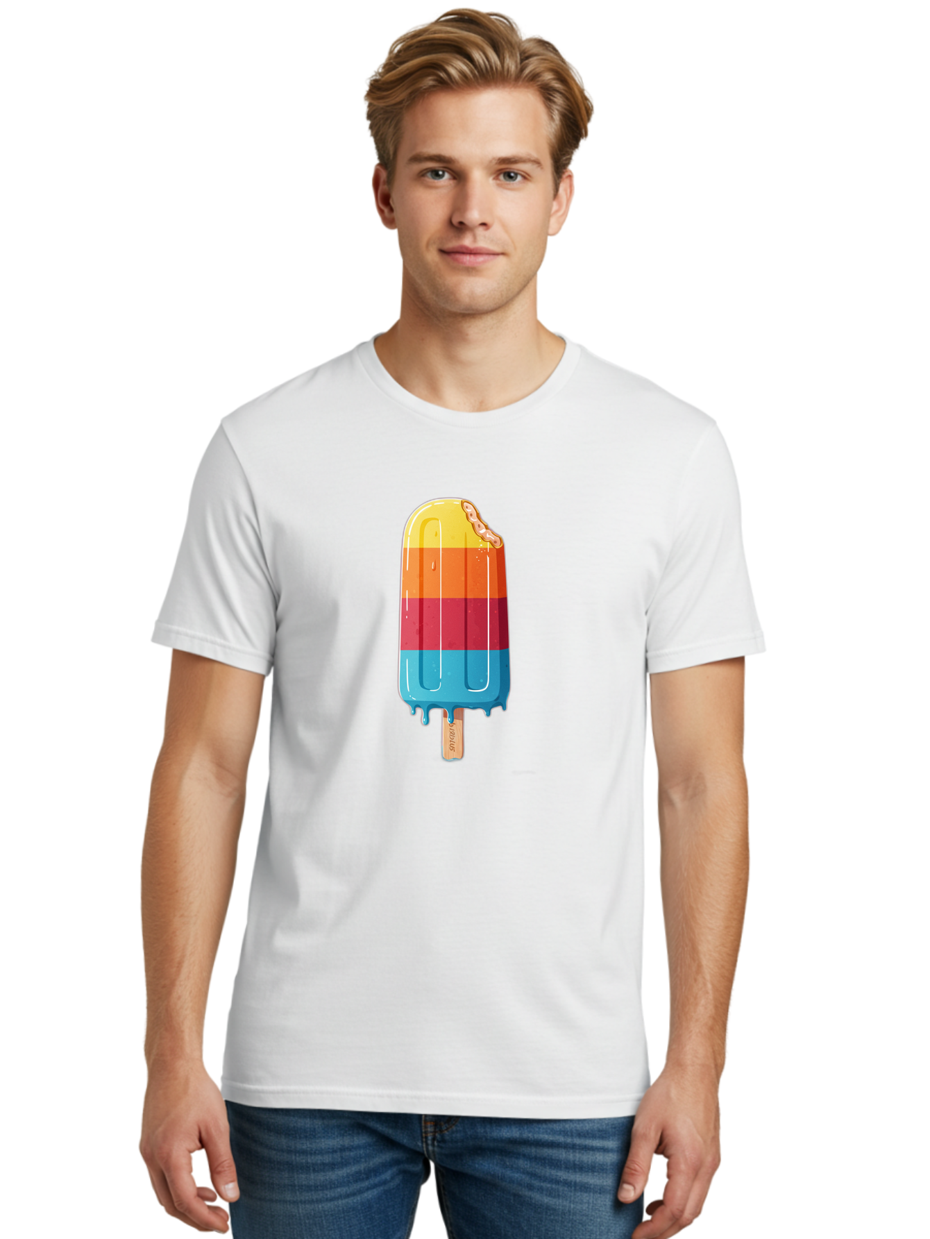 Rainbow-Popsicle Men'S Graphic Tee, 100% Cotton, Comfortable Casual Summer Wear, Machine Washable, Vintage Camera, Old Camera, Antique Camera, Black Camera, Classic Photography, Photography Equipment, Nostalgic Device, Film Camera, Camera Art Bao781