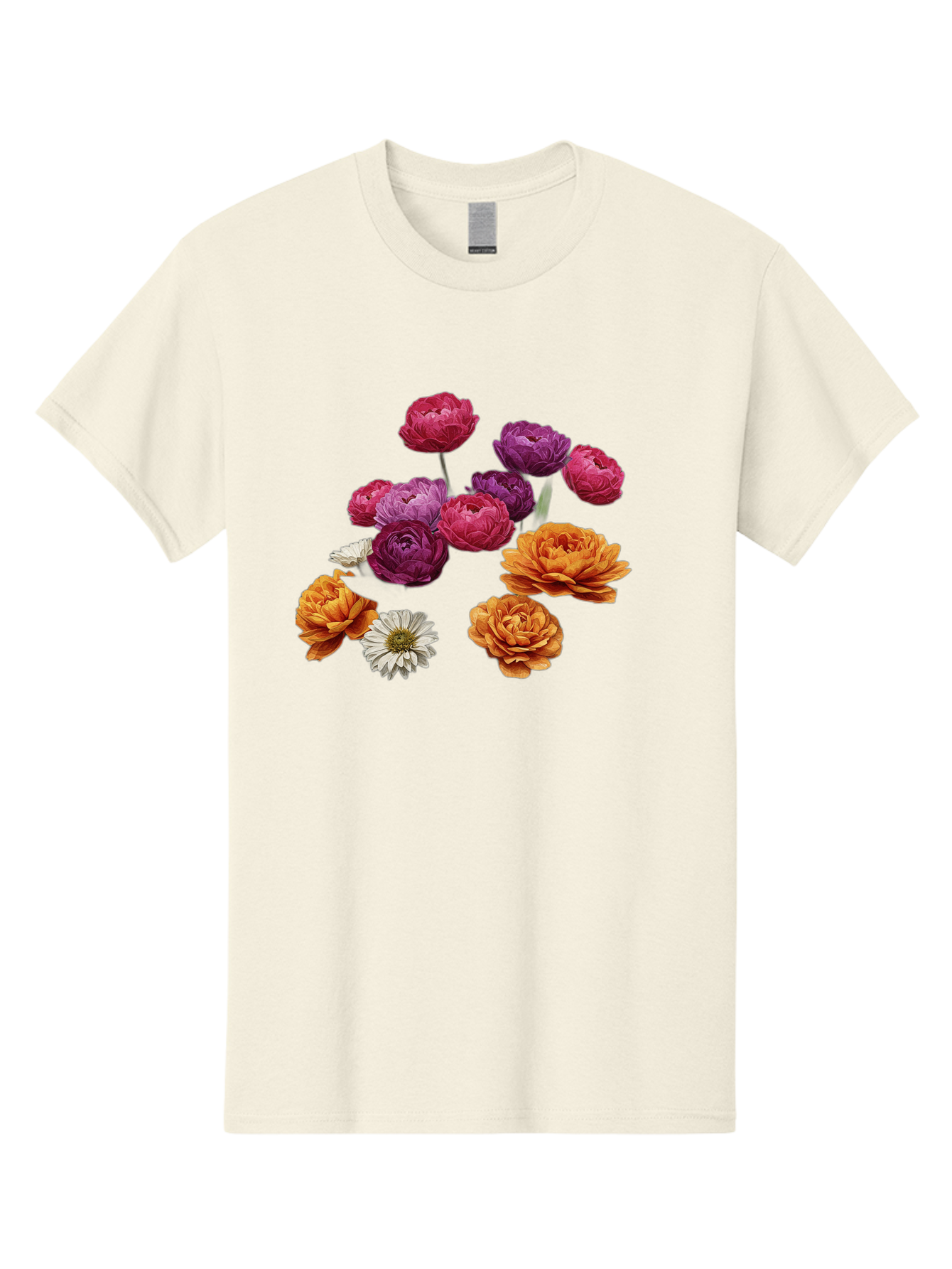 Ranunculus-Flowers Men'S Graphic Tee, 100% Cotton, Comfortable Casual Summer Wear, Machine Washable, Vintage Camera, Old Camera, Antique Camera, Black Camera, Classic Photography, Photography Equipment, Nostalgic Device, Film Camera, Bao783