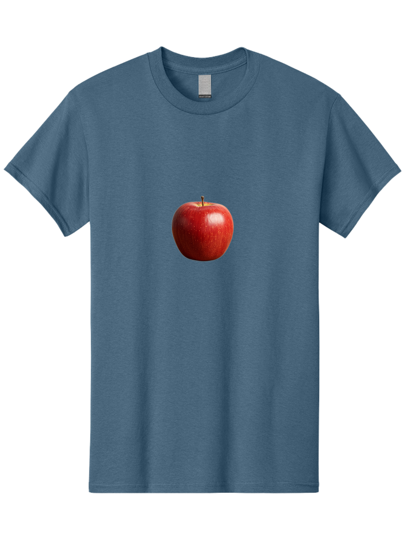Red-Apple-2 Men'S Graphic Tee, 100% Cotton, Comfortable Casual Summer Wear, Machine Washable, Vintage Camera, Old Camera, Antique Camera, Black Camera, Classic Photography, Photography Equipment, Nostalgic Device, Film Camera, Camera Art Bao785