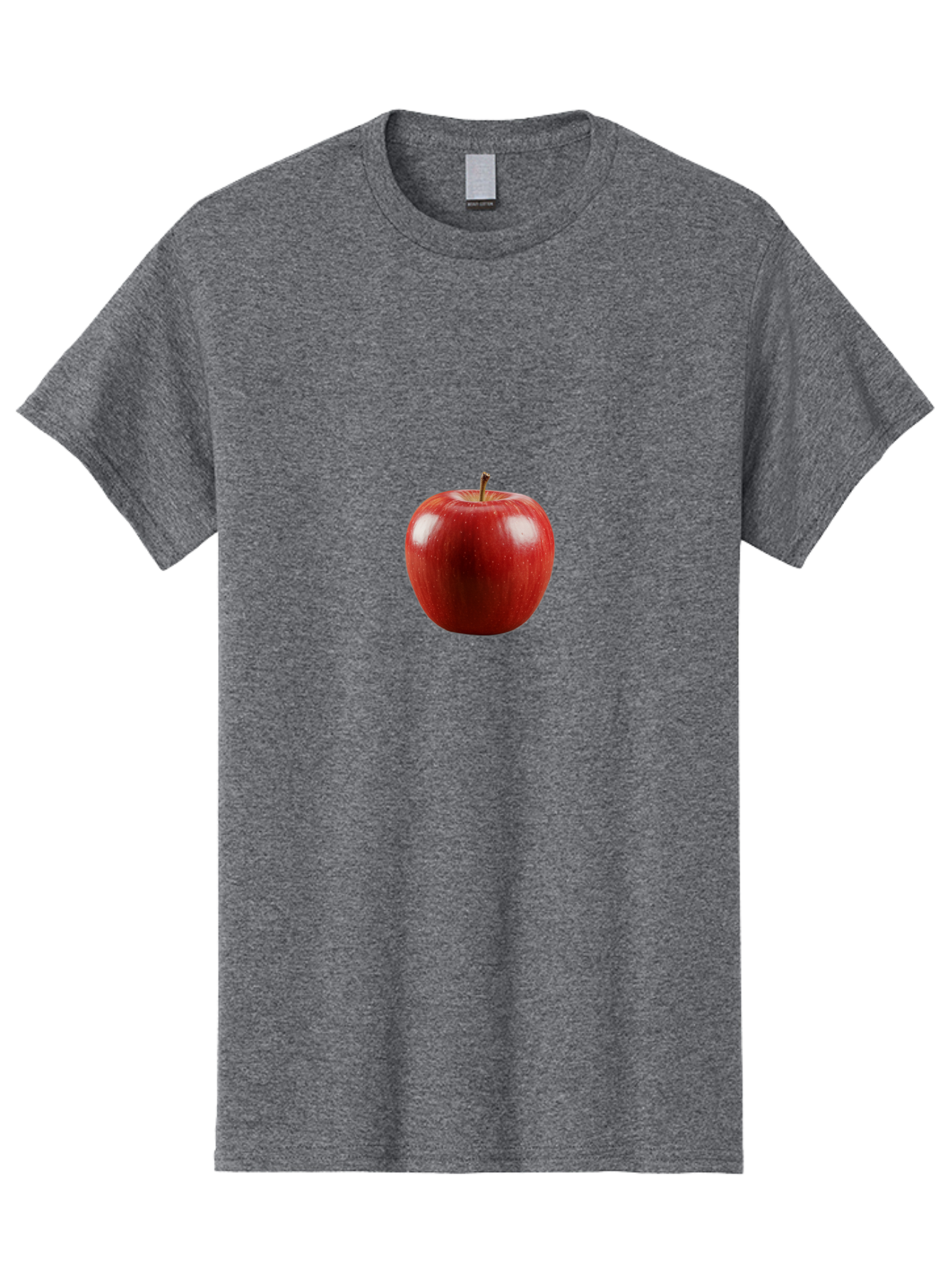 Red-Apple-3 Men'S Graphic Tee, 100% Cotton, Comfortable Casual Summer Wear, Machine Washable, Vintage Camera, Old Camera, Antique Camera, Black Camera, Classic Photography, Photography Equipment, Nostalgic Device, Film Camera, Camera Art Bao786