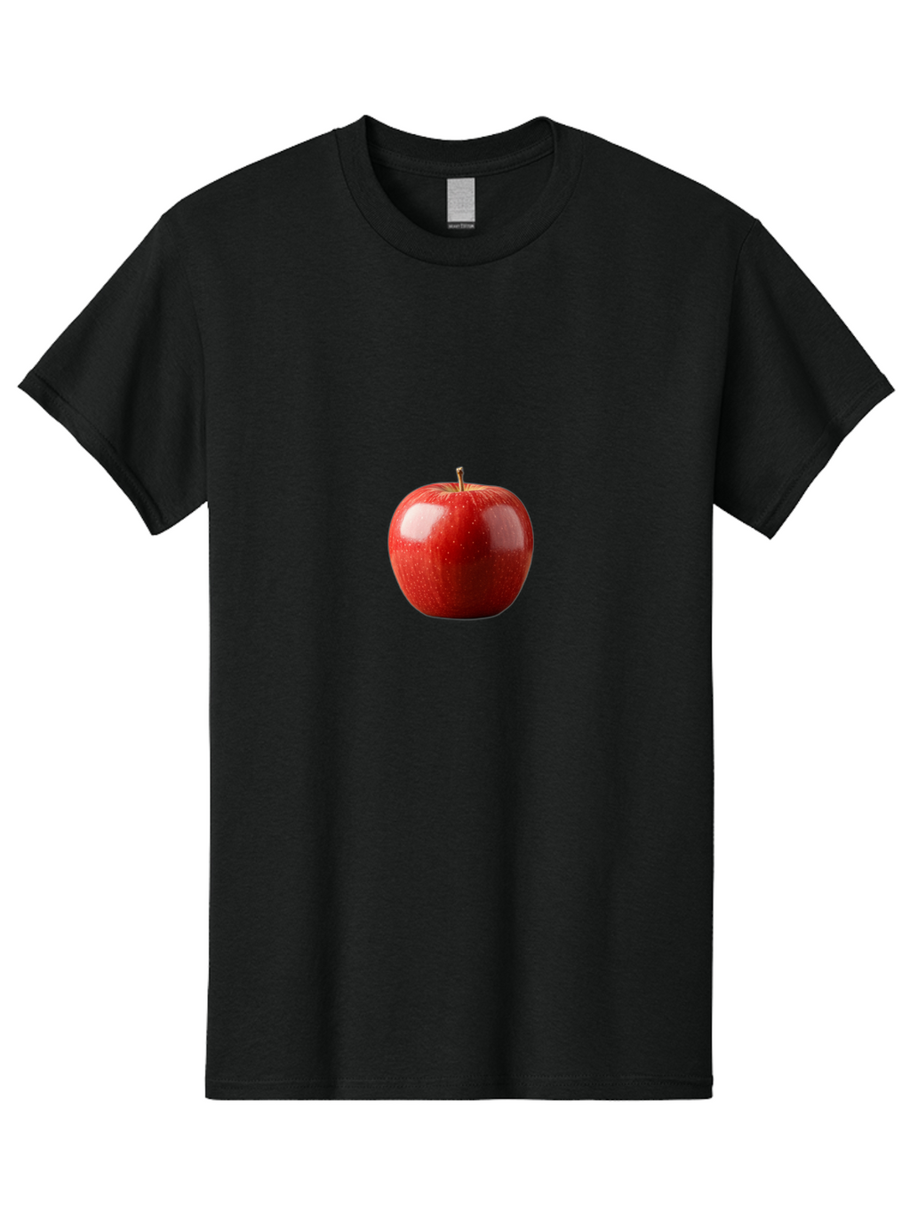 Red-Apple-4 Men'S Graphic Tee, 100% Cotton, Comfortable Casual Summer Wear, Machine Washable, Vintage Camera, Old Camera, Antique Camera, Black Camera, Classic Photography, Photography Equipment, Nostalgic Device, Film Camera, Camera Art Bao787