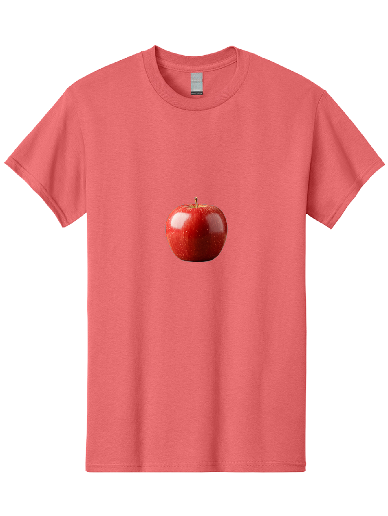 Red-Apple-4 Men'S Graphic Tee, 100% Cotton, Comfortable Casual Summer Wear, Machine Washable, Vintage Camera, Old Camera, Antique Camera, Black Camera, Classic Photography, Photography Equipment, Nostalgic Device, Film Camera, Camera Art Bao787