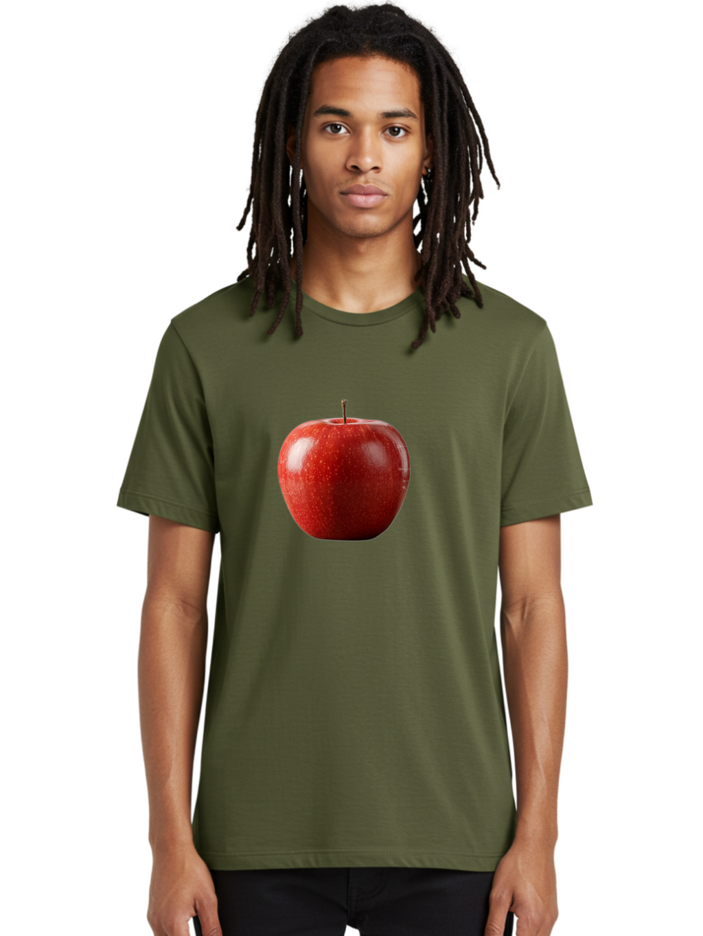 Red-Apple-5 Men'S Graphic Tee, 100% Cotton, Comfortable Casual Summer Wear, Machine Washable, Vintage Camera, Old Camera, Antique Camera, Black Camera, Classic Photography, Photography Equipment, Nostalgic Device, Film Camera, Camera Art Bao788