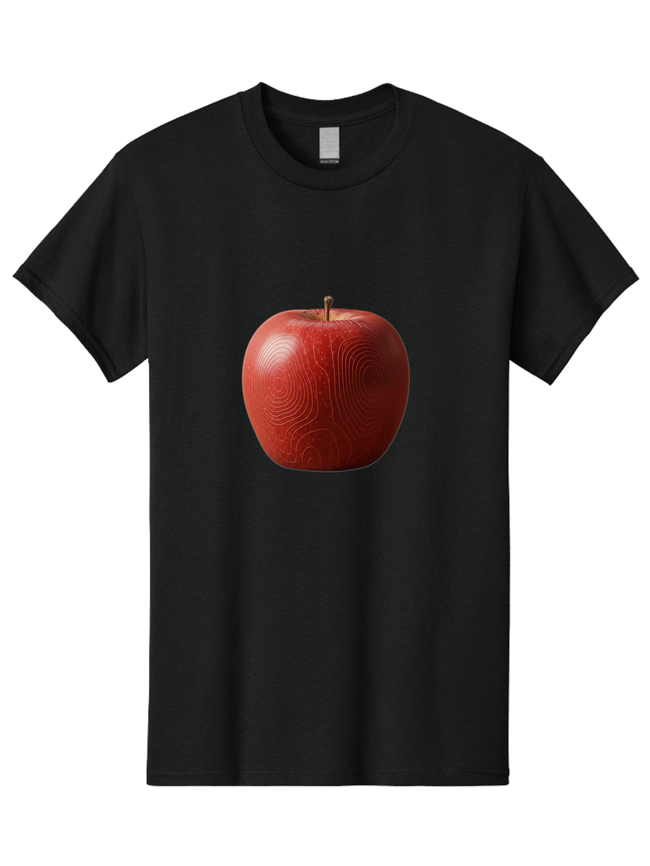 Red-Apple-6 Men'S Graphic Tee, 100% Cotton, Comfortable Casual Summer Wear, Machine Washable, Vintage Camera, Old Camera, Antique Camera, Black Camera, Classic Photography, Photography Equipment, Nostalgic Device, Film Camera, Camera Art Bao789