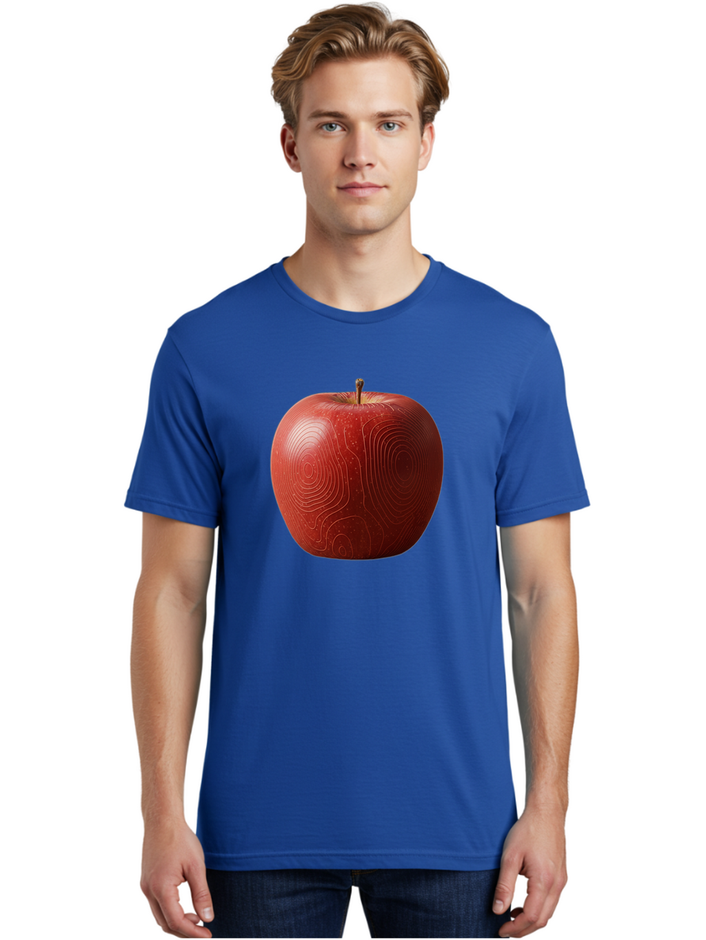 Red-Apple-6 Men'S Graphic Tee, 100% Cotton, Comfortable Casual Summer Wear, Machine Washable, Vintage Camera, Old Camera, Antique Camera, Black Camera, Classic Photography, Photography Equipment, Nostalgic Device, Film Camera, Camera Art Bao789