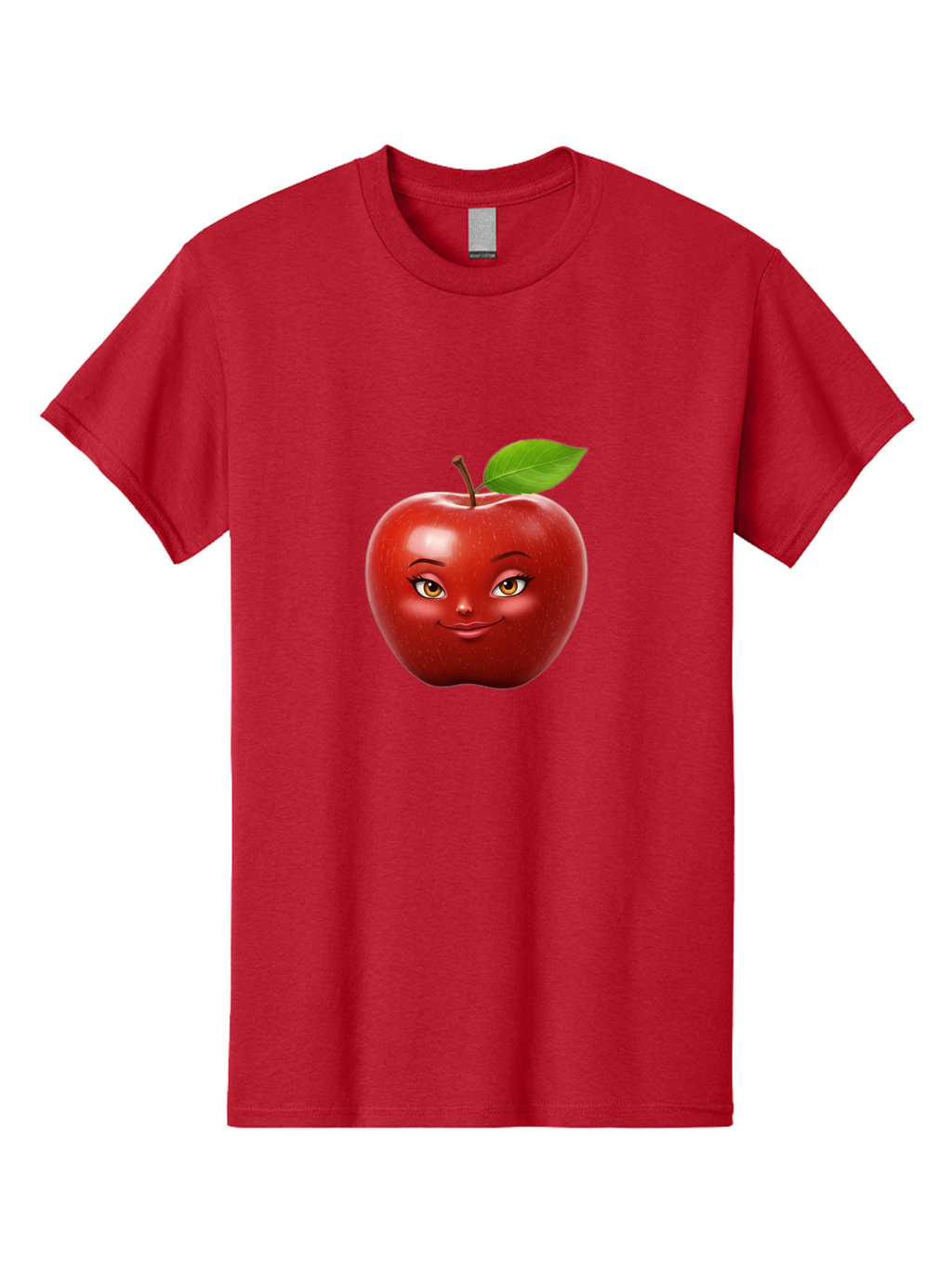 Red-Apple-With-Face Men'S Graphic Tee, 100% Cotton, Comfortable Casual Summer Wear, Machine Washable, Vintage Camera, Old Camera, Antique Camera, Black Camera, Classic Photography, Photography Equipment, Nostalgic Device, Film Camera, Bao791