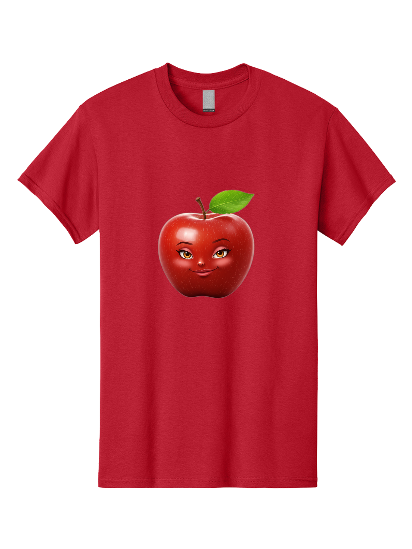 Red-Apple-With-Face Men'S Graphic Tee, 100% Cotton, Comfortable Casual Summer Wear, Machine Washable, Vintage Camera, Old Camera, Antique Camera, Black Camera, Classic Photography, Photography Equipment, Nostalgic Device, Film Camera, Bao791