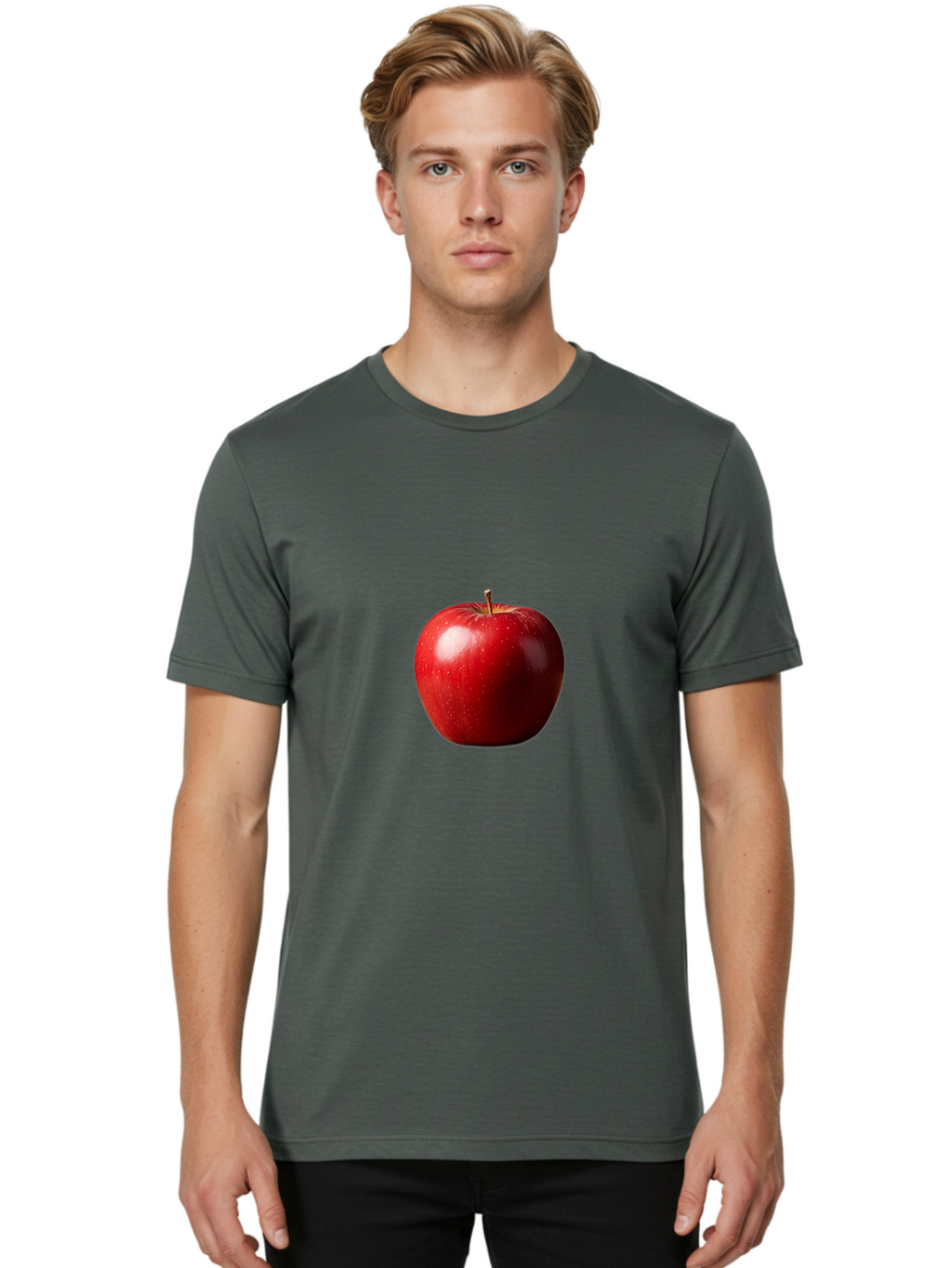 Red-Apple Men'S Graphic Tee, 100% Cotton, Comfortable Casual Summer Wear, Machine Washable, Vintage Camera, Old Camera, Antique Camera, Black Camera, Classic Photography, Photography Equipment, Nostalgic Device, Film Camera, Camera Art Bao792