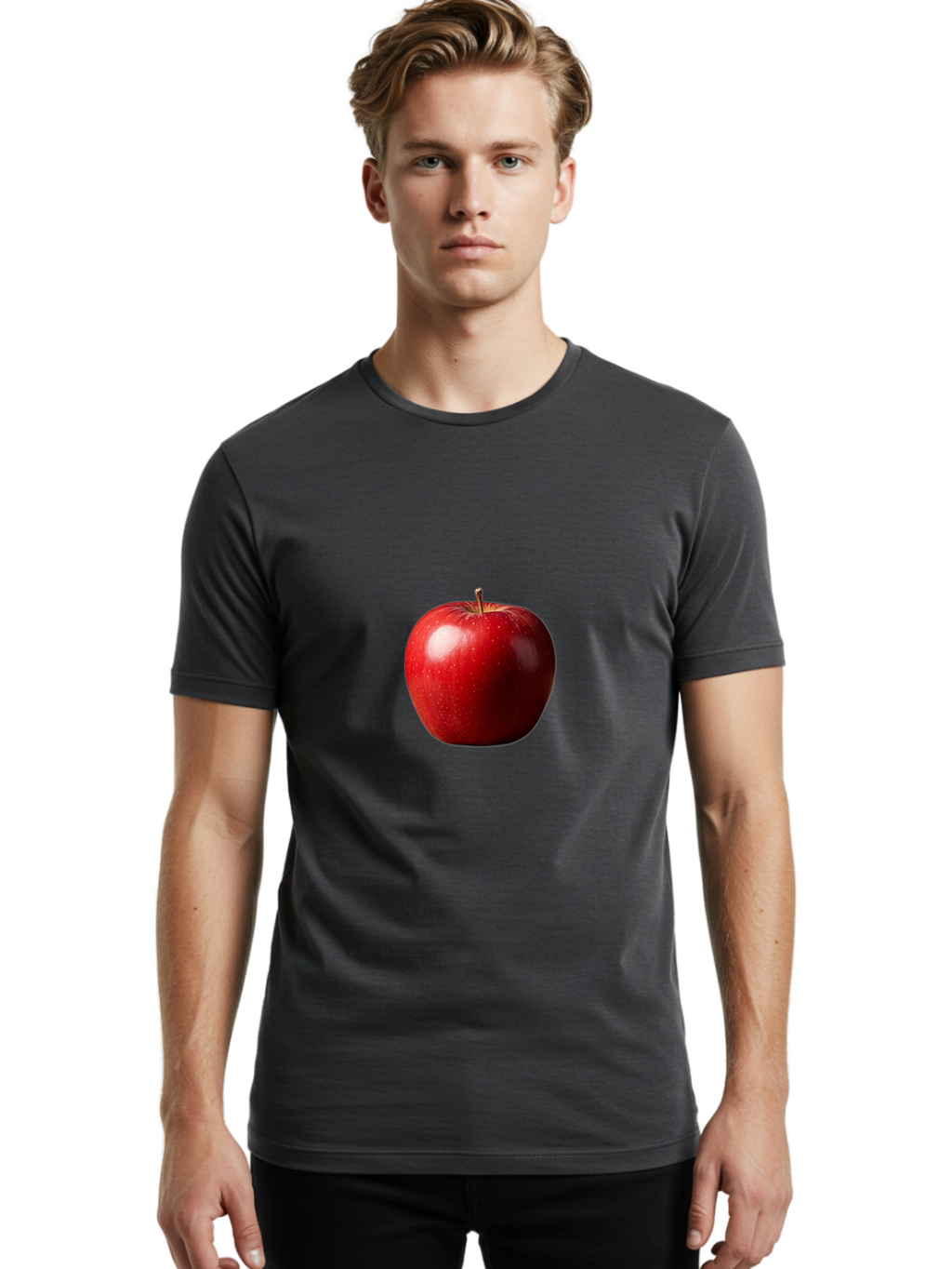 Red-Apple Men'S Graphic Tee, 100% Cotton, Comfortable Casual Summer Wear, Machine Washable, Vintage Camera, Old Camera, Antique Camera, Black Camera, Classic Photography, Photography Equipment, Nostalgic Device, Film Camera, Camera Art Bao792