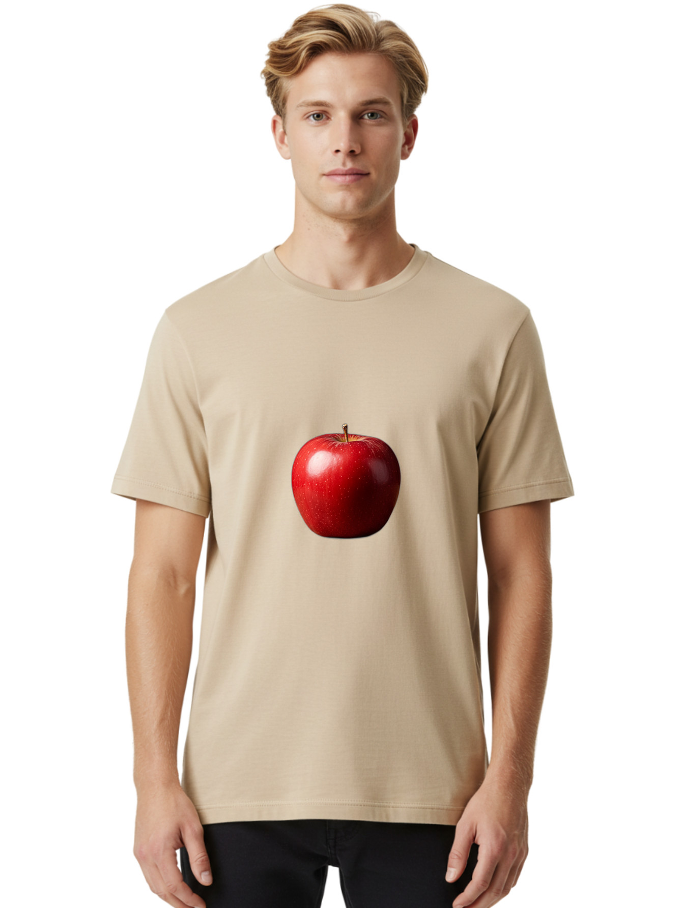 Red-Apple Men'S Graphic Tee, 100% Cotton, Comfortable Casual Summer Wear, Machine Washable, Vintage Camera, Old Camera, Antique Camera, Black Camera, Classic Photography, Photography Equipment, Nostalgic Device, Film Camera, Camera Art Bao792