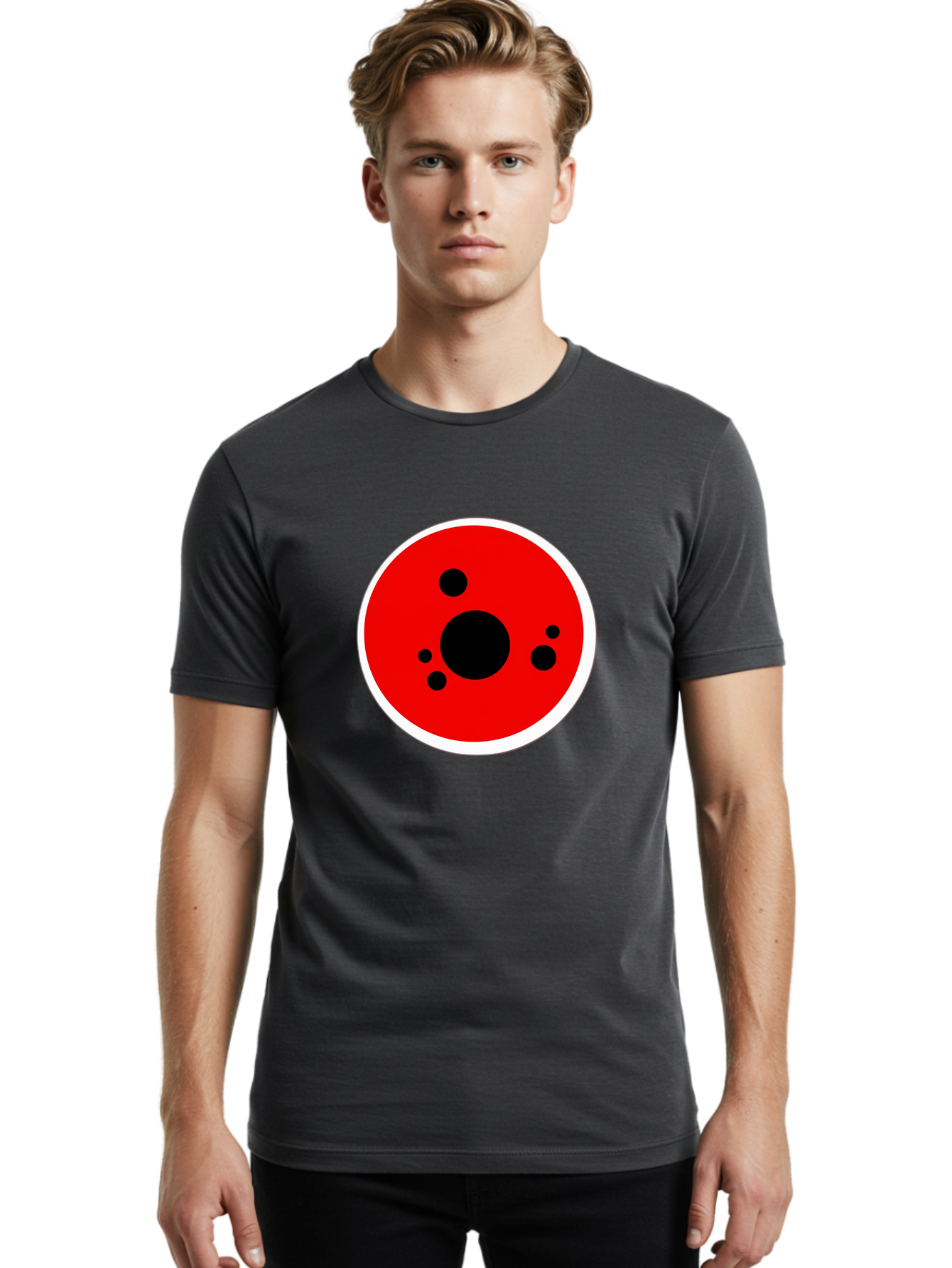 Red-Circle Men'S Graphic Tee, 100% Cotton, Comfortable Casual Summer Wear, Machine Washable, Vintage Camera, Old Camera, Antique Camera, Black Camera, Classic Photography, Photography Equipment, Nostalgic Device, Film Camera, Camera Art Bao794