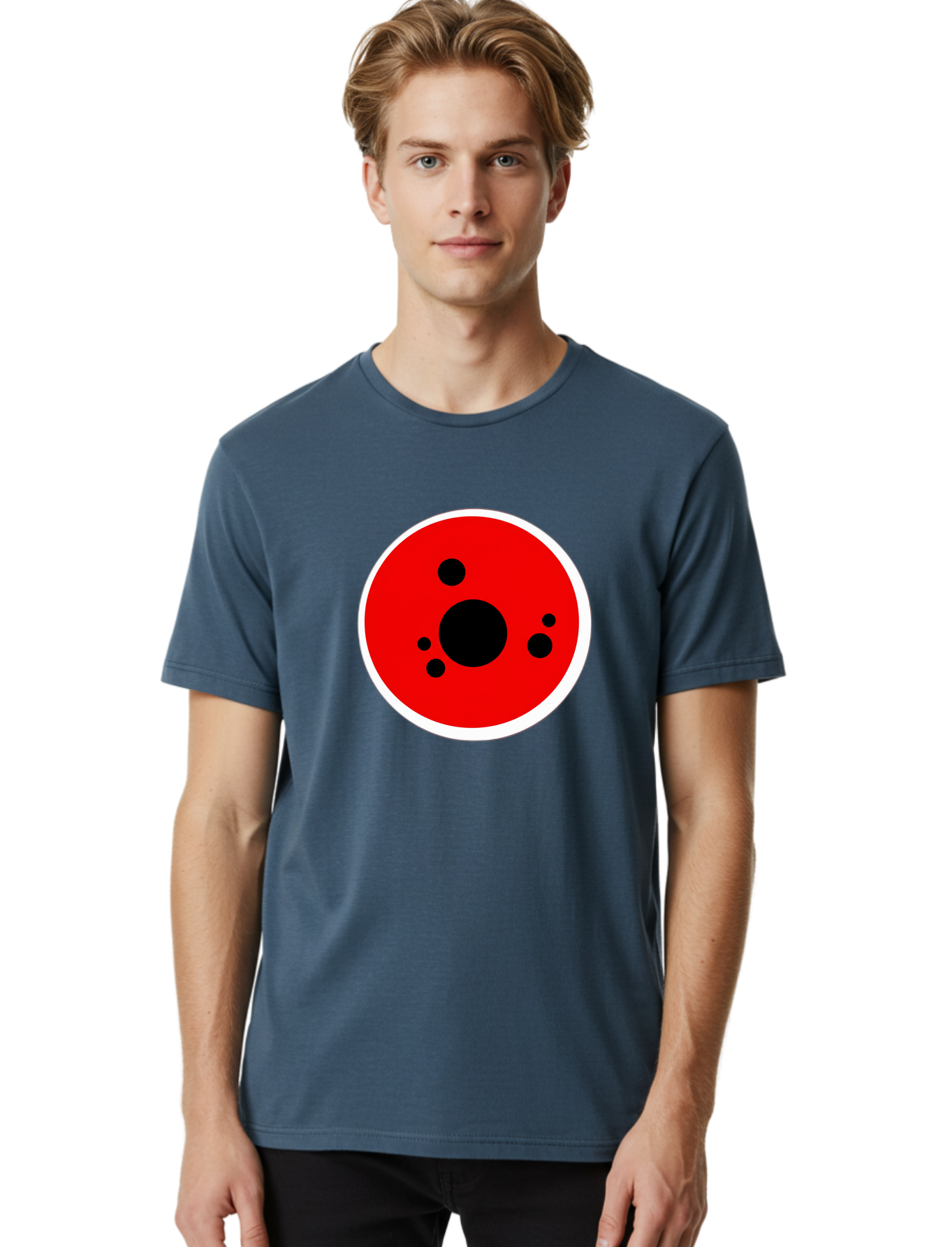 Red-Circle Men'S Graphic Tee, 100% Cotton, Comfortable Casual Summer Wear, Machine Washable, Vintage Camera, Old Camera, Antique Camera, Black Camera, Classic Photography, Photography Equipment, Nostalgic Device, Film Camera, Camera Art Bao794