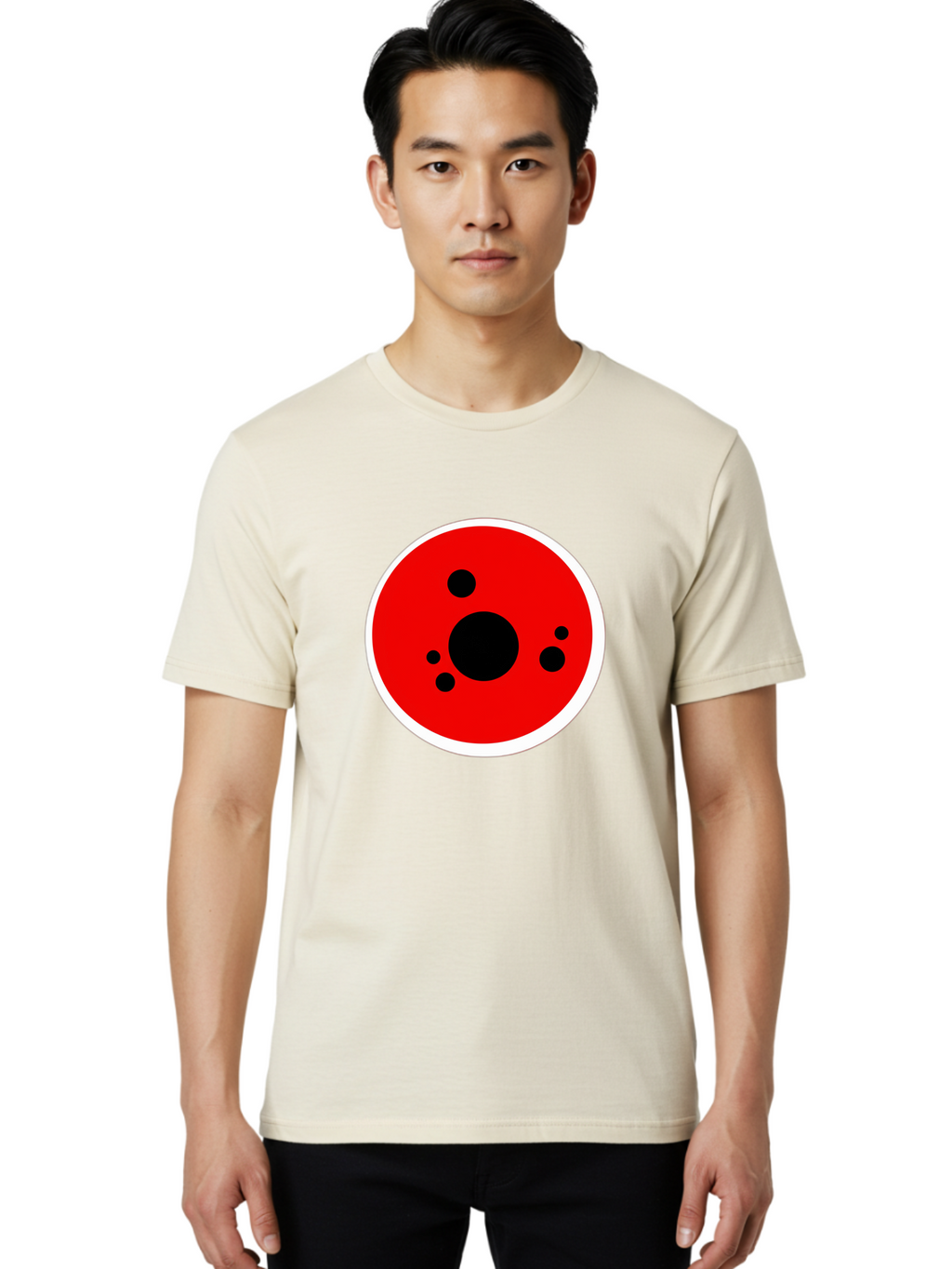 Red-Circle Men'S Graphic Tee, 100% Cotton, Comfortable Casual Summer Wear, Machine Washable, Vintage Camera, Old Camera, Antique Camera, Black Camera, Classic Photography, Photography Equipment, Nostalgic Device, Film Camera, Camera Art Bao794