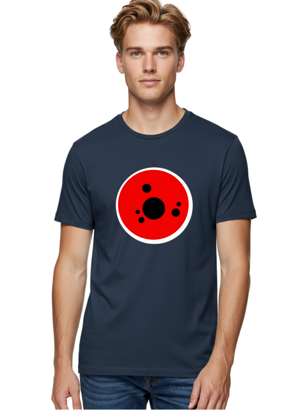 Red-Circle Men'S Graphic Tee, 100% Cotton, Comfortable Casual Summer Wear, Machine Washable, Vintage Camera, Old Camera, Antique Camera, Black Camera, Classic Photography, Photography Equipment, Nostalgic Device, Film Camera, Camera Art Bao794