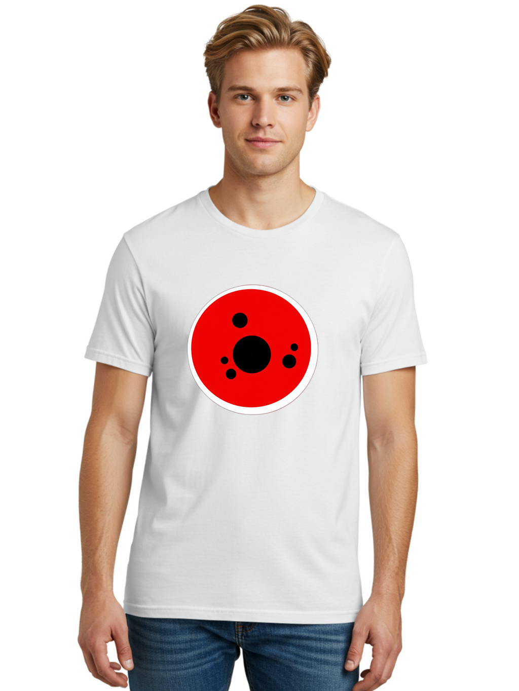 Red-Circle Men'S Graphic Tee, 100% Cotton, Comfortable Casual Summer Wear, Machine Washable, Vintage Camera, Old Camera, Antique Camera, Black Camera, Classic Photography, Photography Equipment, Nostalgic Device, Film Camera, Camera Art Bao794