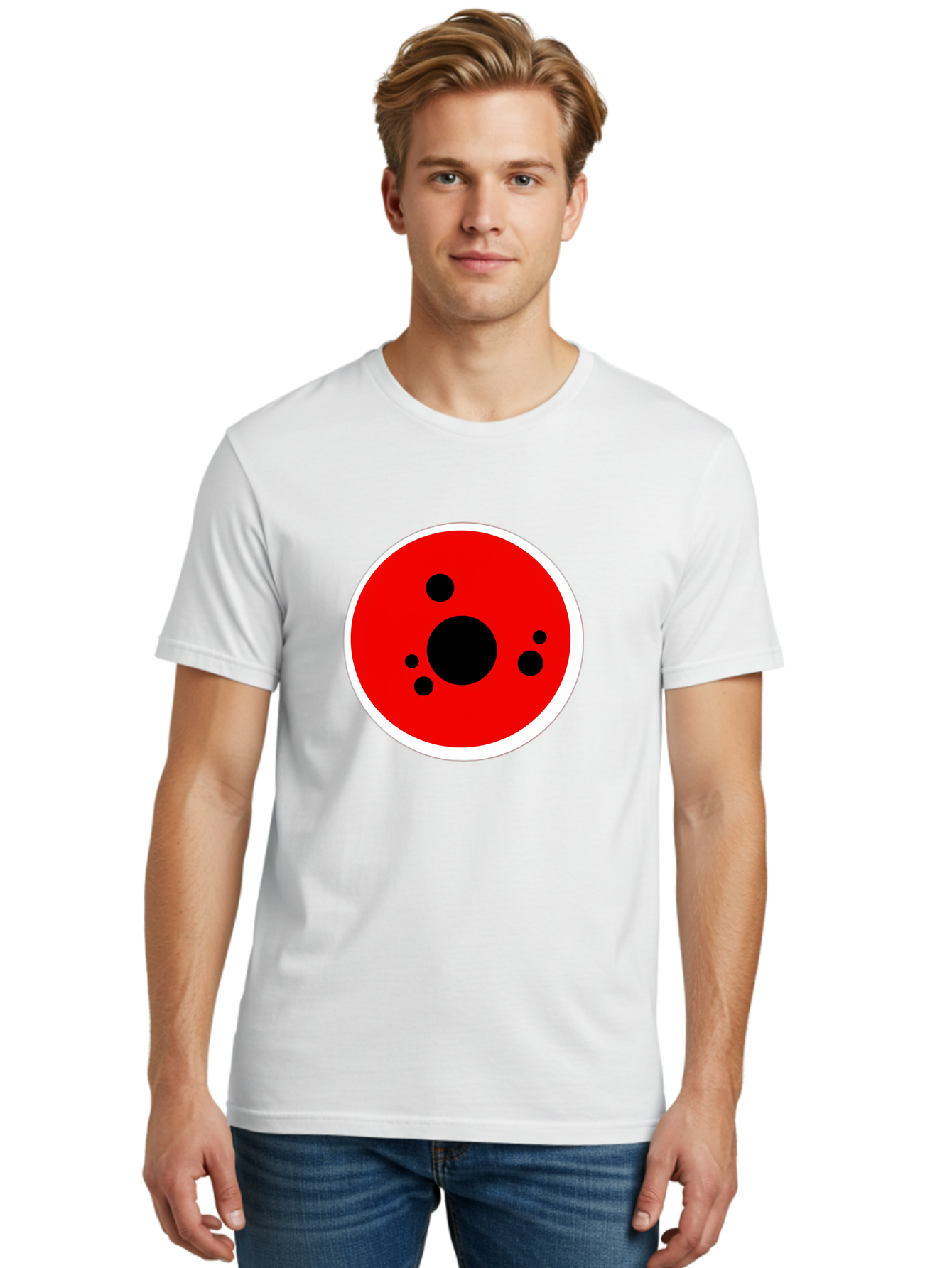 Red-Circle Men'S Graphic Tee, 100% Cotton, Comfortable Casual Summer Wear, Machine Washable, Vintage Camera, Old Camera, Antique Camera, Black Camera, Classic Photography, Photography Equipment, Nostalgic Device, Film Camera, Camera Art Bao794
