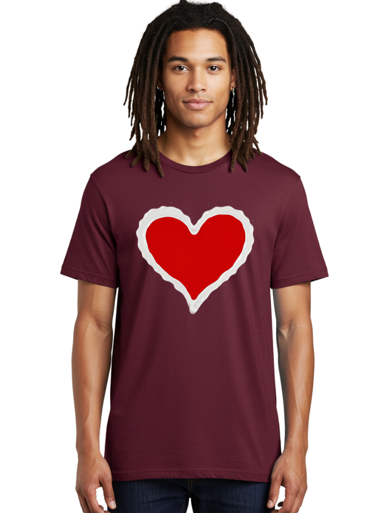 Red-Heart Men'S Graphic Tee, 100% Cotton, Comfortable Casual Summer Wear, Machine Washable, Vintage Camera, Old Camera, Antique Camera, Black Camera, Classic Photography, Photography Equipment, Nostalgic Device, Film Camera, Camera Art Bao796