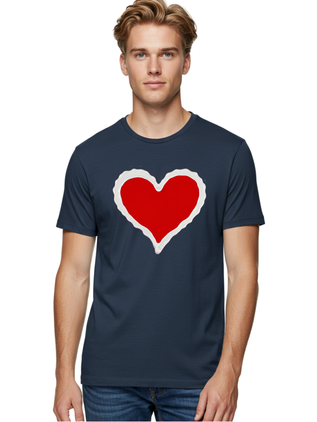 Red-Heart Men'S Graphic Tee, 100% Cotton, Comfortable Casual Summer Wear, Machine Washable, Vintage Camera, Old Camera, Antique Camera, Black Camera, Classic Photography, Photography Equipment, Nostalgic Device, Film Camera, Camera Art Bao796