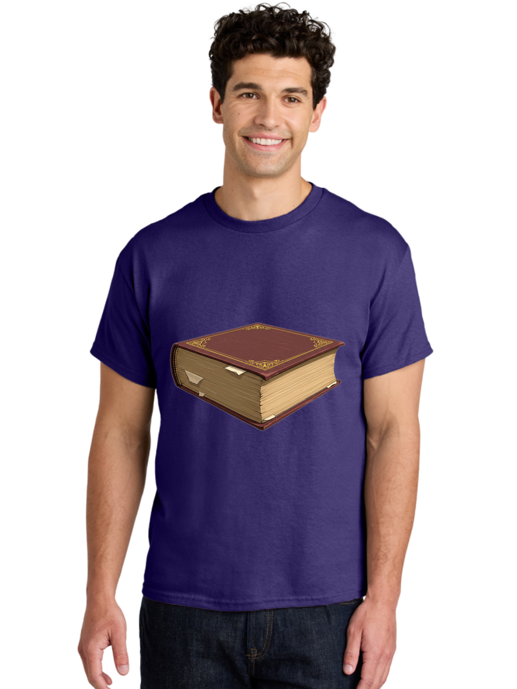 Red-Leather-Bound-Book Men'S Graphic Tee, 100% Cotton, Comfortable Casual Summer Wear, Machine Washable, Vintage Camera, Old Camera, Antique Camera, Black Camera, Classic Photography, Photography Equipment, Nostalgic Device, Film Camera, Bao797