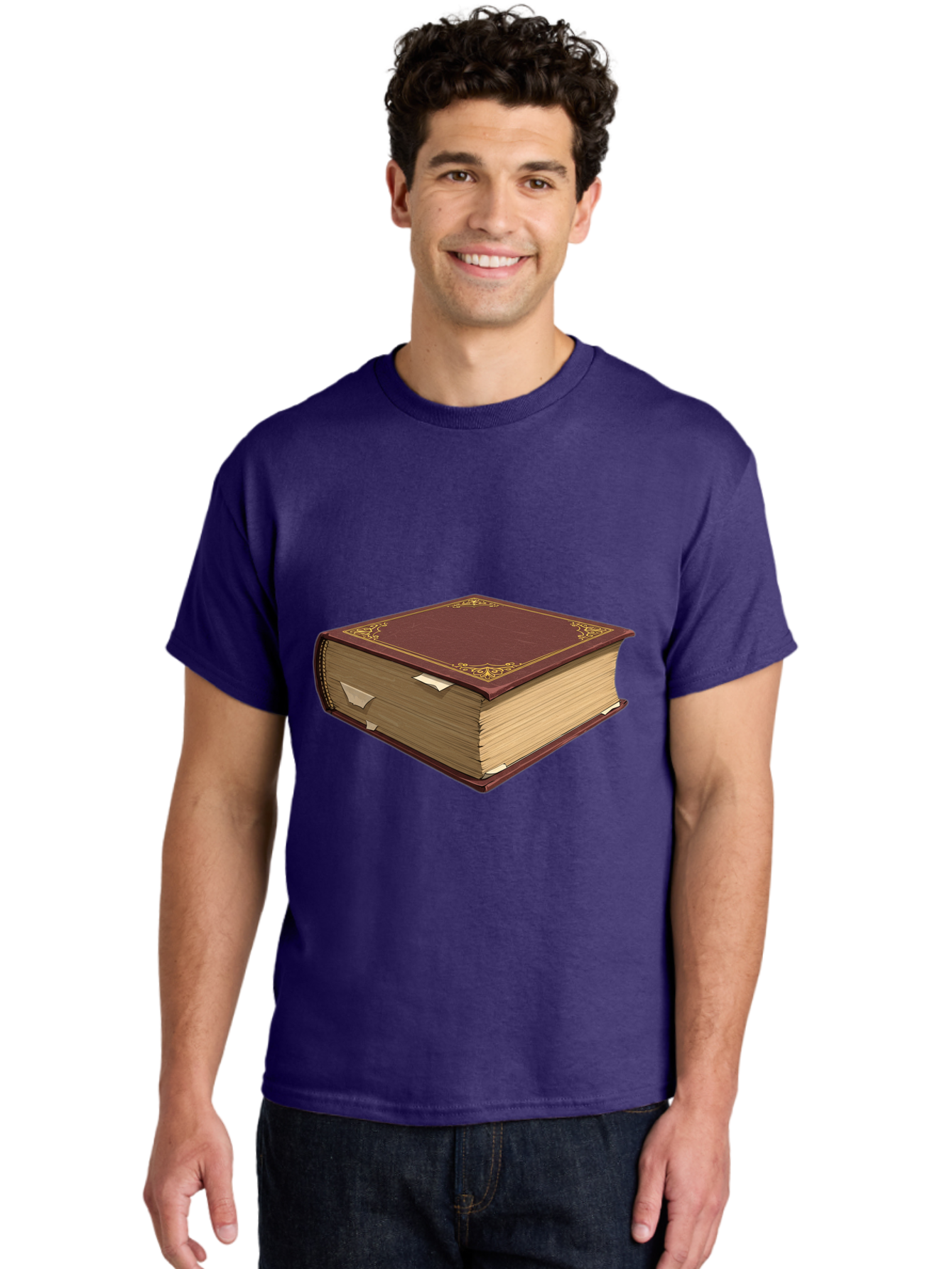 Red-Leather-Bound-Book Men'S Graphic Tee, 100% Cotton, Comfortable Casual Summer Wear, Machine Washable, Vintage Camera, Old Camera, Antique Camera, Black Camera, Classic Photography, Photography Equipment, Nostalgic Device, Film Camera, Bao797