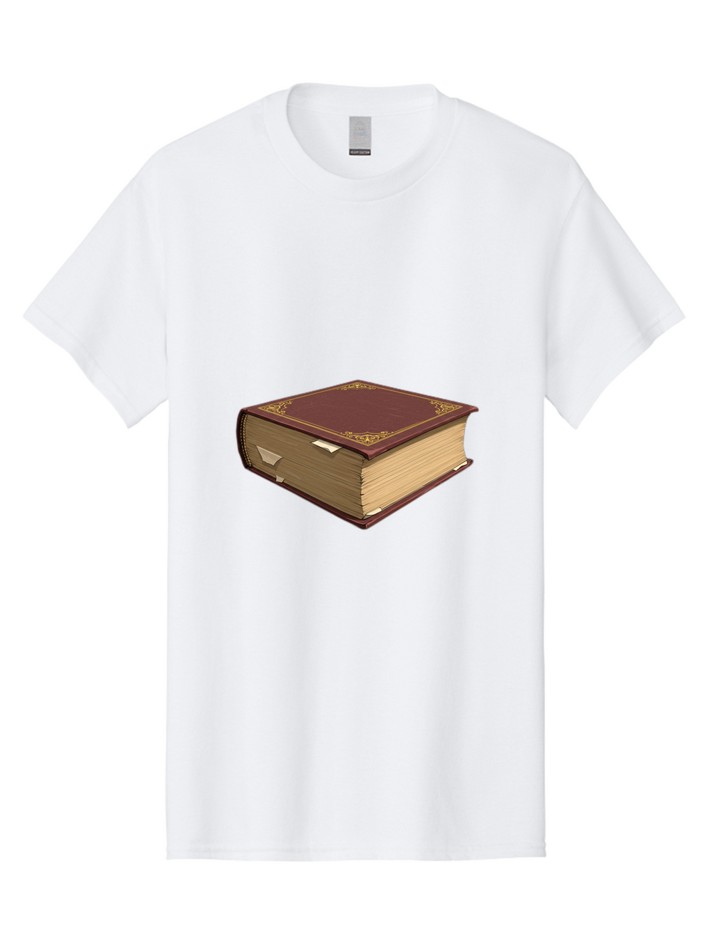 Red-Leather-Bound-Book Men'S Graphic Tee, 100% Cotton, Comfortable Casual Summer Wear, Machine Washable, Vintage Camera, Old Camera, Antique Camera, Black Camera, Classic Photography, Photography Equipment, Nostalgic Device, Film Camera, Bao797