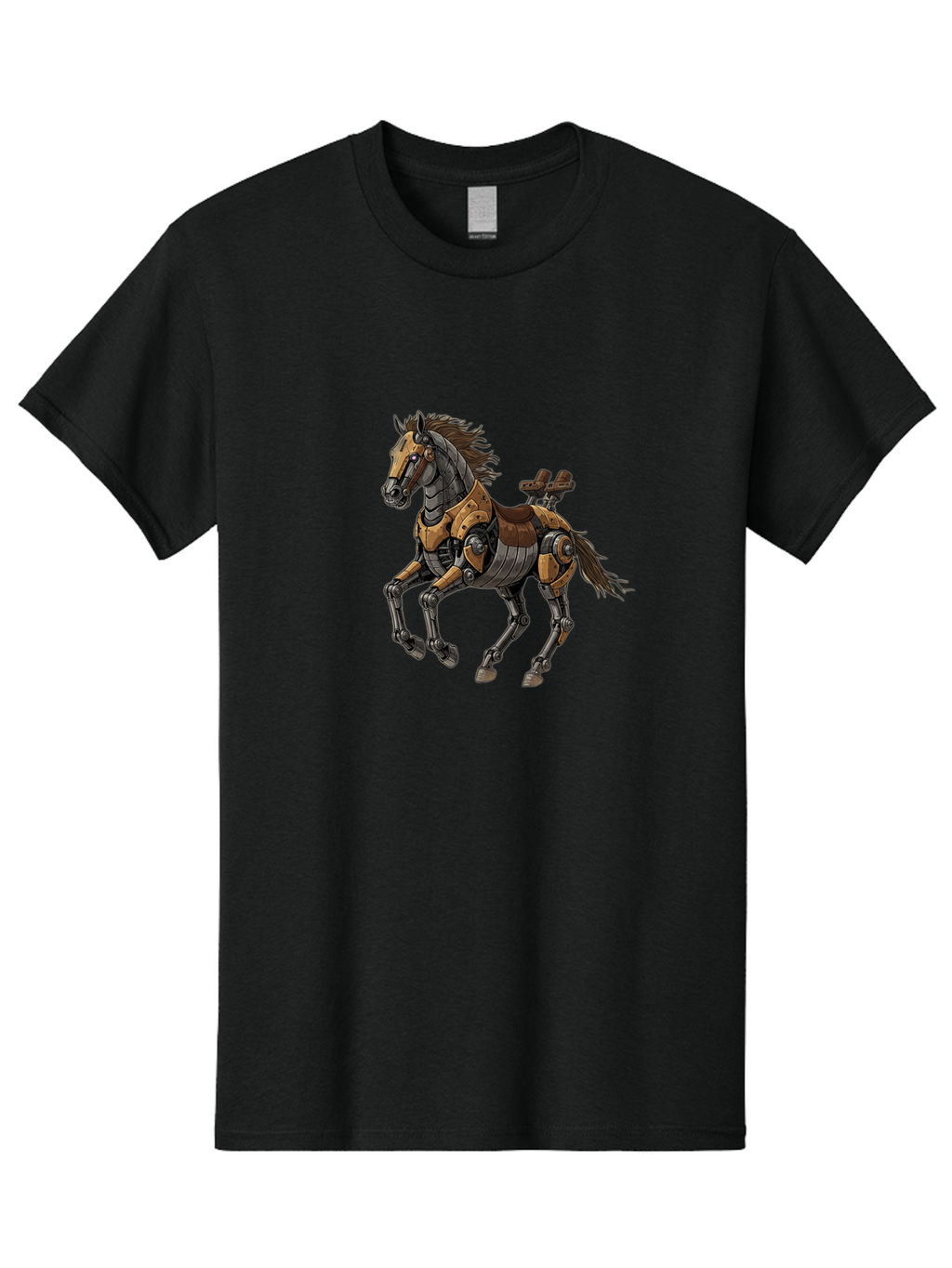 Robo-Horse Men'S Graphic Tee, 100% Cotton, Comfortable Casual Summer Wear, Machine Washable, Vintage Camera, Old Camera, Antique Camera, Black Camera, Classic Photography, Photography Equipment, Nostalgic Device, Film Camera, Camera Art Bao800