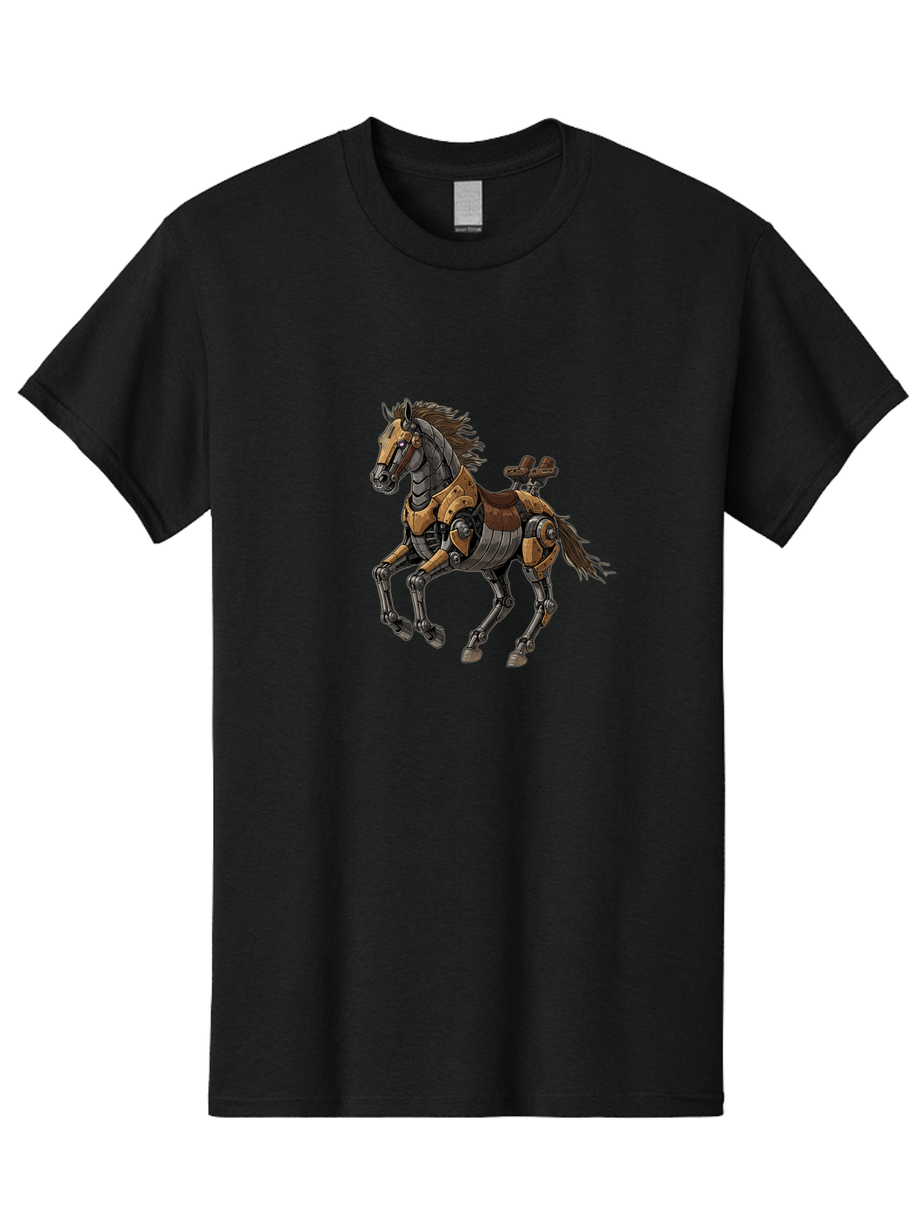 Robo-Horse Men'S Graphic Tee, 100% Cotton, Comfortable Casual Summer Wear, Machine Washable, Vintage Camera, Old Camera, Antique Camera, Black Camera, Classic Photography, Photography Equipment, Nostalgic Device, Film Camera, Camera Art Bao800