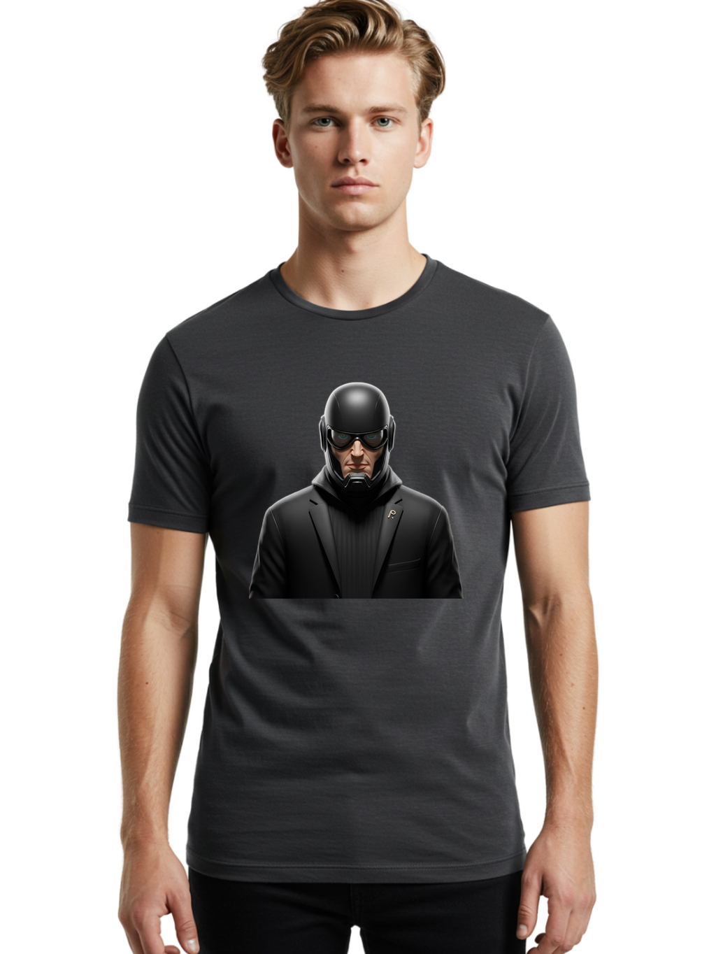 Robocop Men'S Graphic Tee, 100% Cotton, Comfortable Casual Summer Wear, Machine Washable, Vintage Camera, Old Camera, Antique Camera, Black Camera, Classic Photography, Photography Equipment, Nostalgic Device, Film Camera, Camera Art Bao801