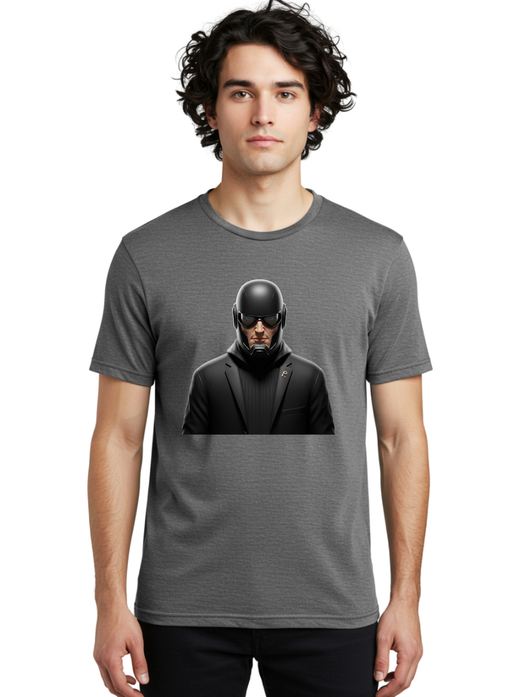 Robocop Men'S Graphic Tee, 100% Cotton, Comfortable Casual Summer Wear, Machine Washable, Vintage Camera, Old Camera, Antique Camera, Black Camera, Classic Photography, Photography Equipment, Nostalgic Device, Film Camera, Camera Art Bao801