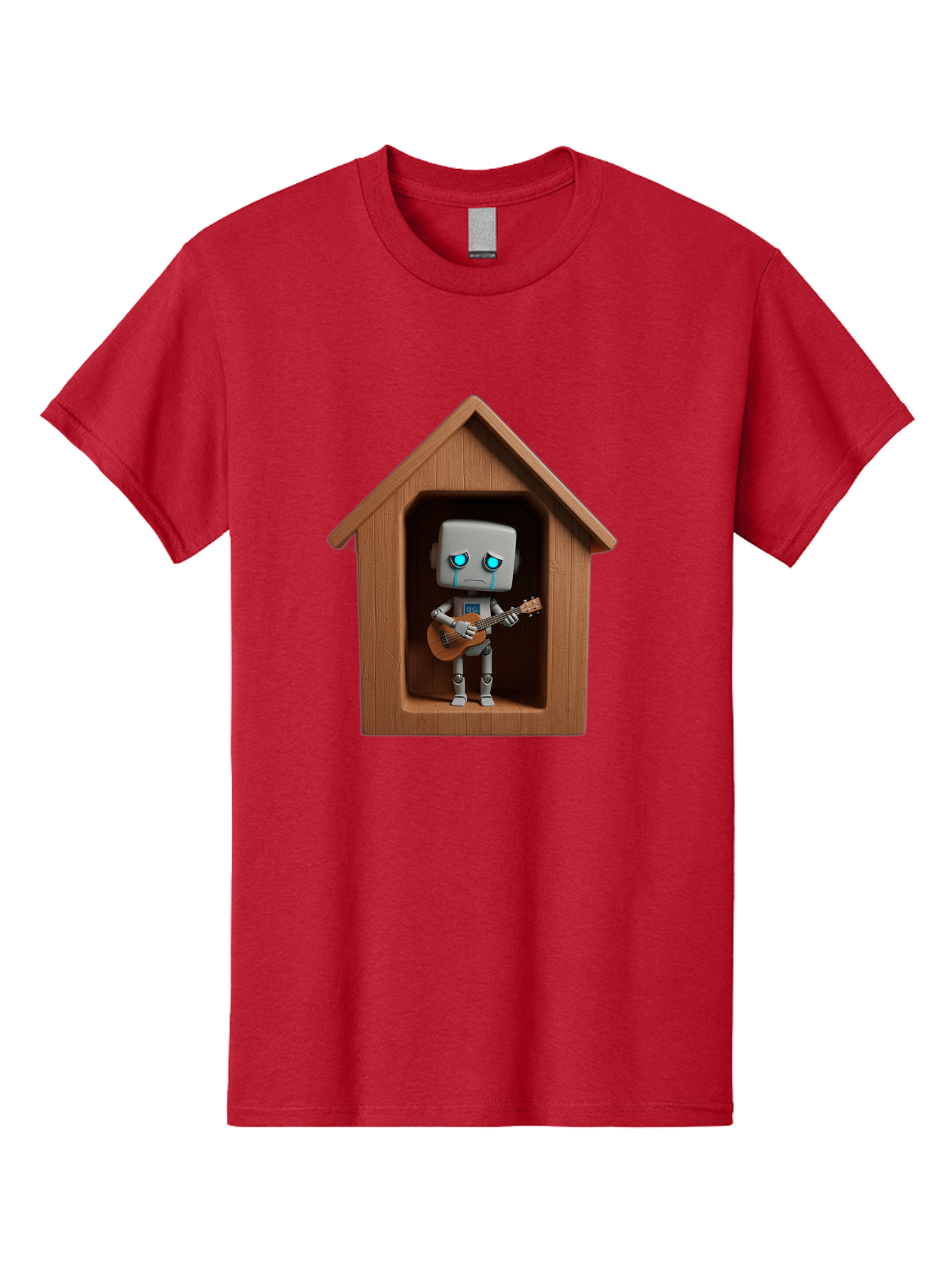 Robot-In-Dog-House Men'S Graphic Tee, 100% Cotton, Comfortable Casual Summer Wear, Machine Washable, Vintage Camera, Old Camera, Antique Camera, Black Camera, Classic Photography, Photography Equipment, Nostalgic Device, Film Camera, Bao805