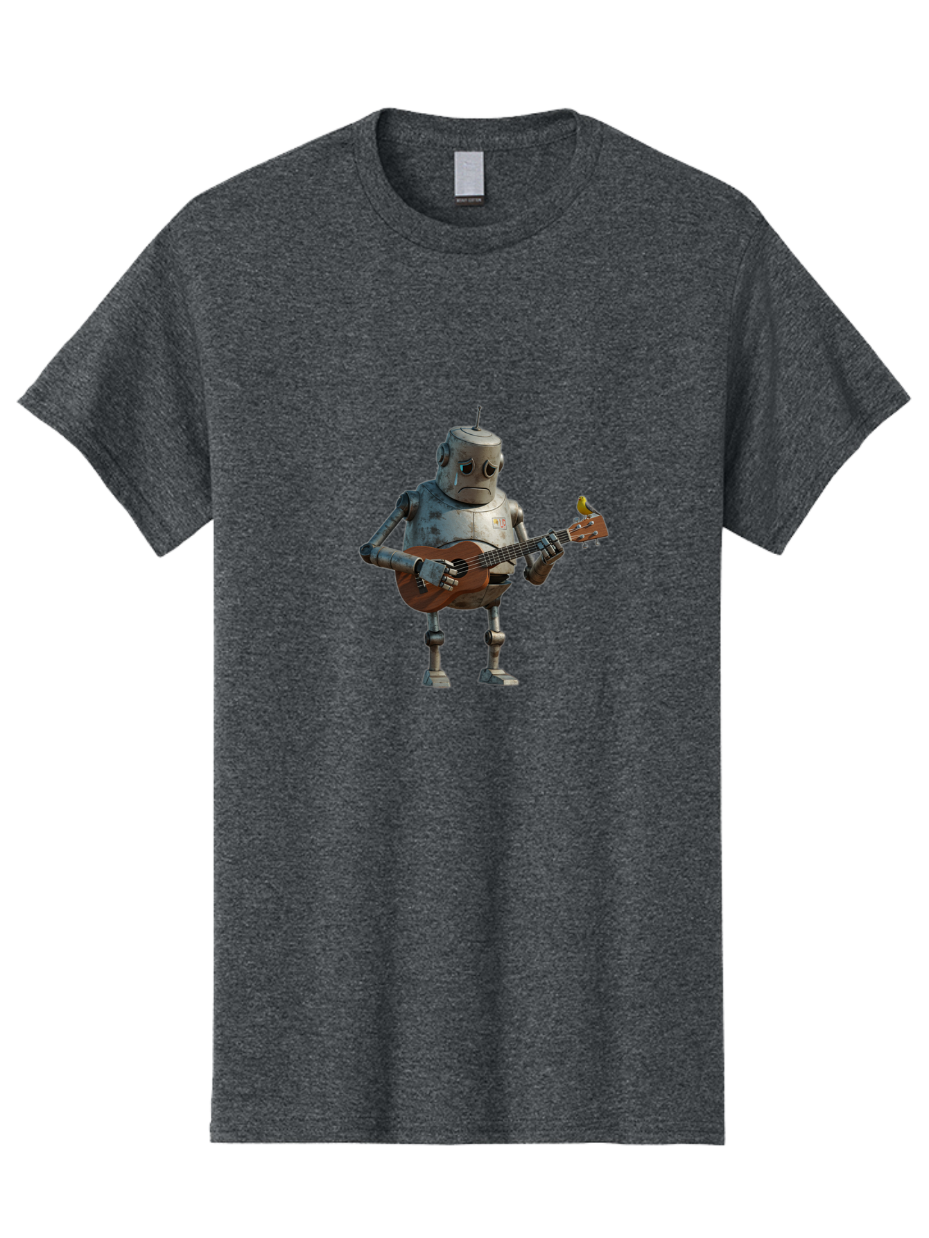 Robot-Playing-Guitar Men'S Graphic Tee, 100% Cotton, Comfortable Casual Summer Wear, Machine Washable, Vintage Camera, Old Camera, Antique Camera, Black Camera, Classic Photography, Photography Equipment, Nostalgic Device, Film Camera, Bao806