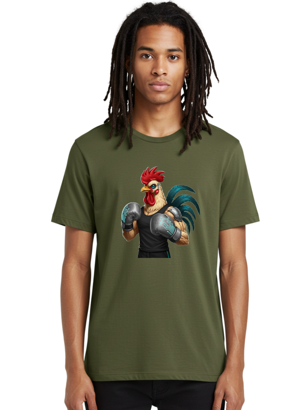 Rooster-Boxer-1 Men'S Graphic Tee, 100% Cotton, Comfortable Casual Summer Wear, Machine Washable, Vintage Camera, Old Camera, Antique Camera, Black Camera, Classic Photography, Photography Equipment, Nostalgic Device, Film Camera, Camera Art Bao811