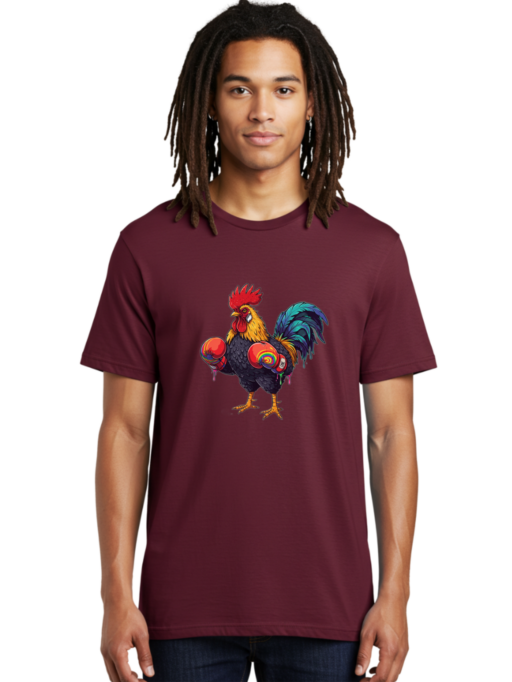 Rooster-Boxer Men'S Graphic Tee, 100% Cotton, Comfortable Casual Summer Wear, Machine Washable, Vintage Camera, Old Camera, Antique Camera, Black Camera, Classic Photography, Photography Equipment, Nostalgic Device, Film Camera, Camera Art Bao812