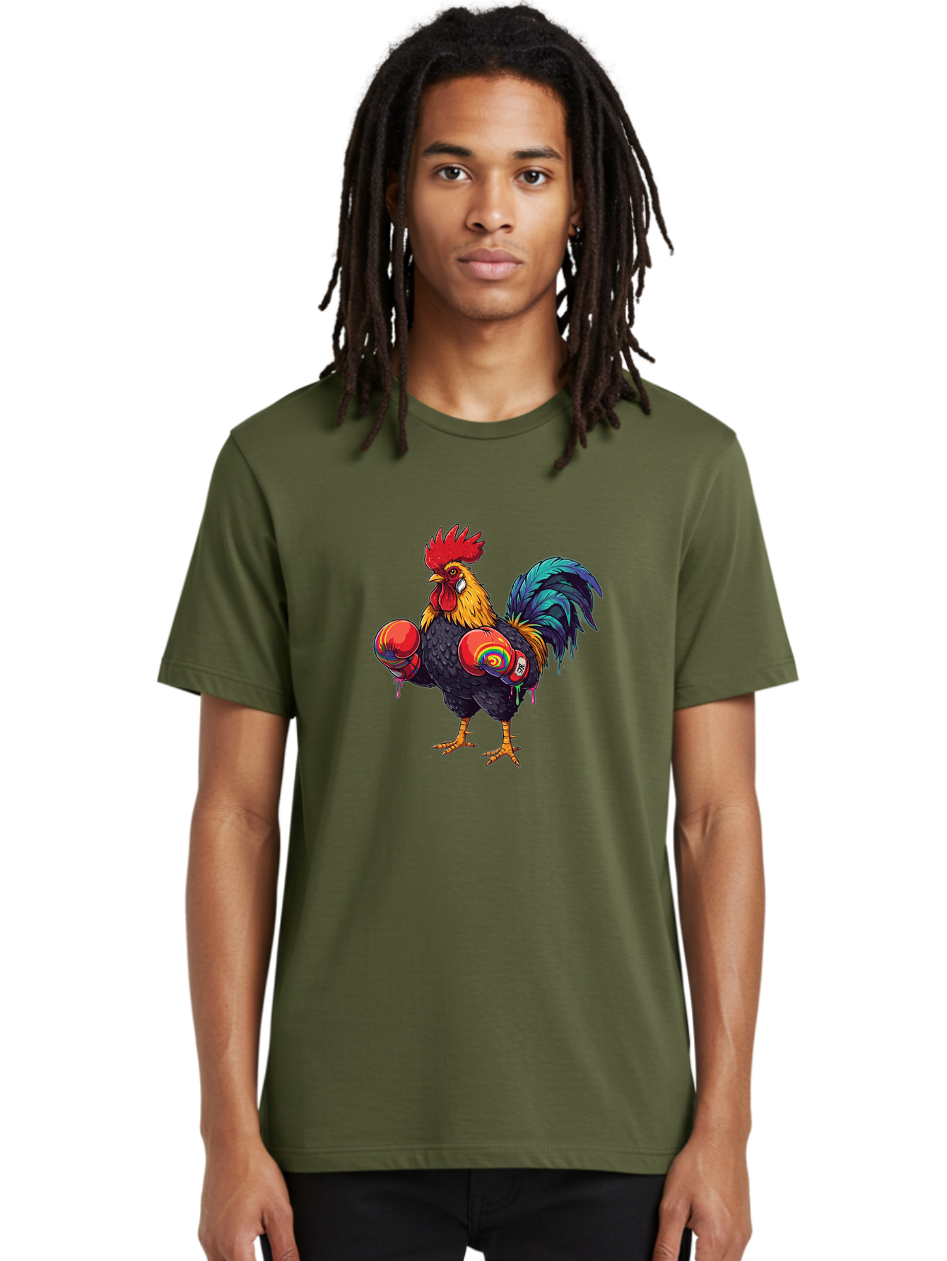 Rooster-Boxer Men'S Graphic Tee, 100% Cotton, Comfortable Casual Summer Wear, Machine Washable, Vintage Camera, Old Camera, Antique Camera, Black Camera, Classic Photography, Photography Equipment, Nostalgic Device, Film Camera, Camera Art Bao812
