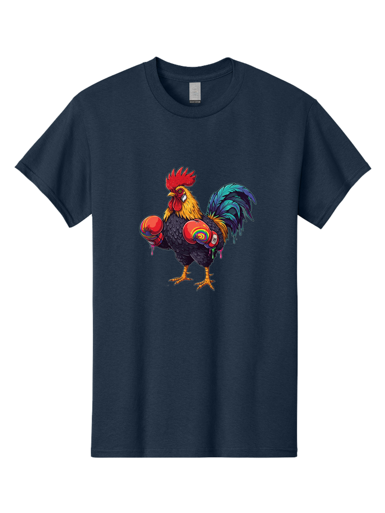 Rooster-Boxer Men'S Graphic Tee, 100% Cotton, Comfortable Casual Summer Wear, Machine Washable, Vintage Camera, Old Camera, Antique Camera, Black Camera, Classic Photography, Photography Equipment, Nostalgic Device, Film Camera, Camera Art Bao812