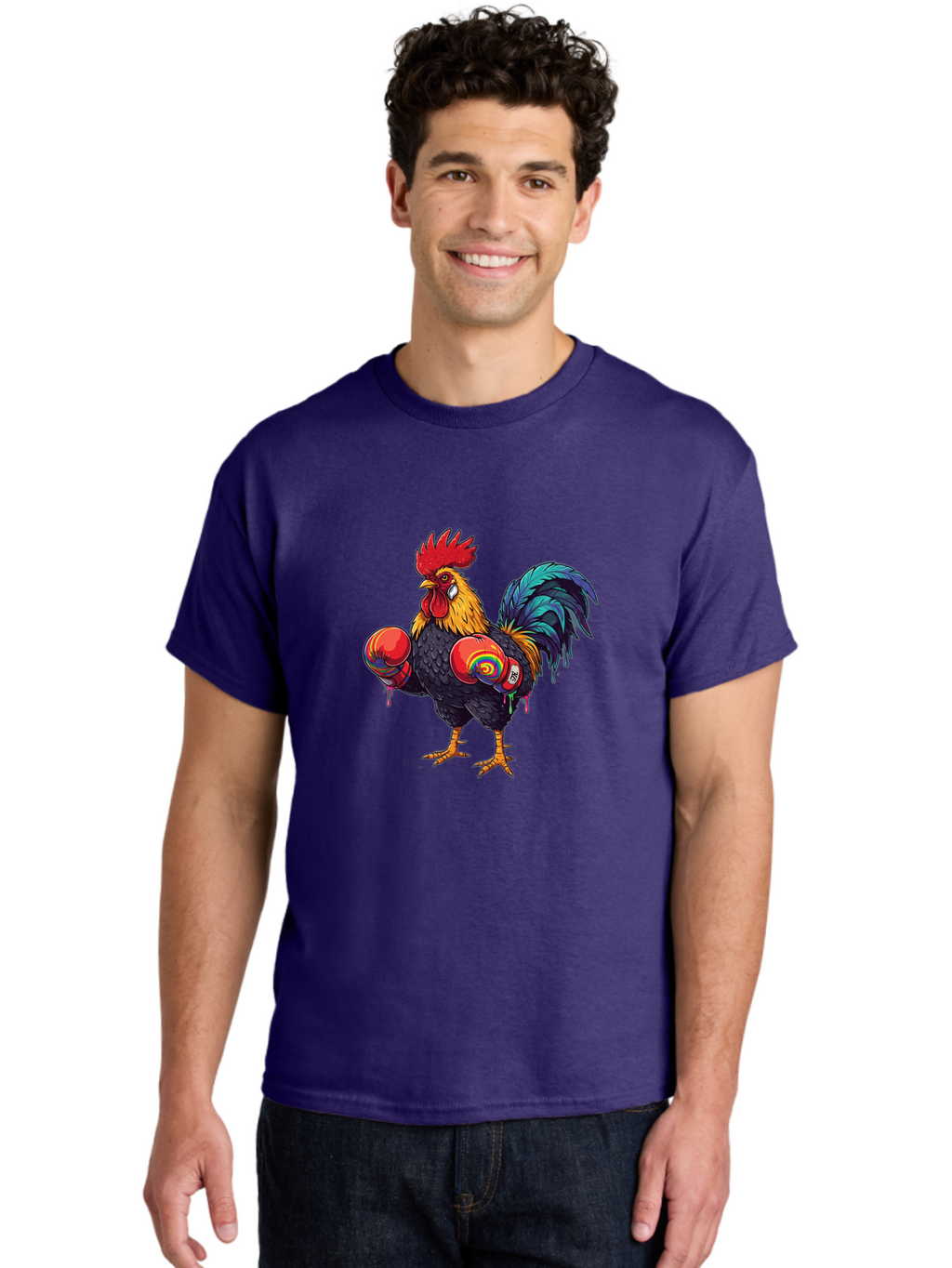 Rooster-Boxer Men'S Graphic Tee, 100% Cotton, Comfortable Casual Summer Wear, Machine Washable, Vintage Camera, Old Camera, Antique Camera, Black Camera, Classic Photography, Photography Equipment, Nostalgic Device, Film Camera, Camera Art Bao812