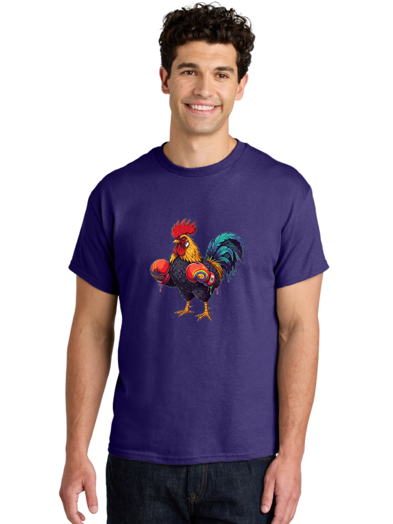 Rooster-Boxer Men'S Graphic Tee, 100% Cotton, Comfortable Casual Summer Wear, Machine Washable, Vintage Camera, Old Camera, Antique Camera, Black Camera, Classic Photography, Photography Equipment, Nostalgic Device, Film Camera, Camera Art Bao812