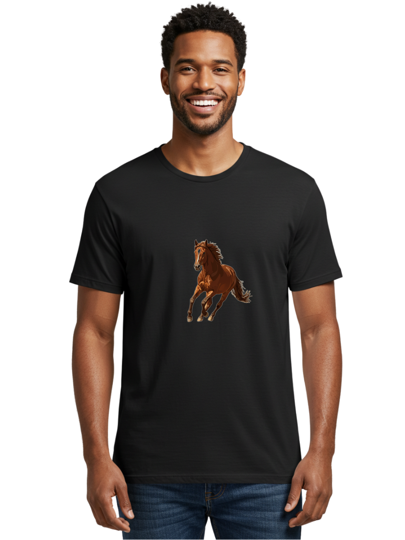 Running-Horse Men'S Graphic Tee, 100% Cotton, Comfortable Casual Summer Wear, Machine Washable, Vintage Camera, Old Camera, Antique Camera, Black Camera, Classic Photography, Photography Equipment, Nostalgic Device, Film Camera, Camera Art Bao820