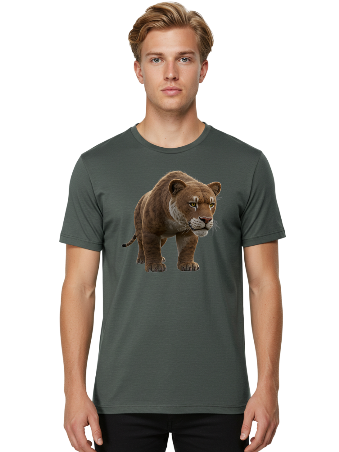 Saber-Tooth-Tiger Men'S Graphic Tee, 100% Cotton, Comfortable Casual Summer Wear, Machine Washable, Vintage Camera, Old Camera, Antique Camera, Black Camera, Classic Photography, Photography Equipment, Nostalgic Device, Film Camera, Camera Art Bao821