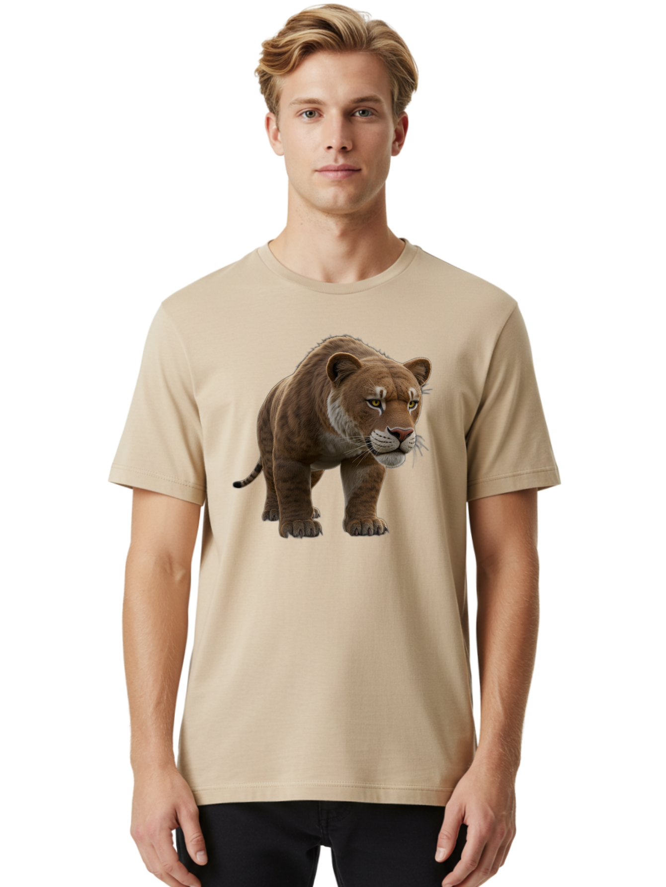 Saber-Tooth-Tiger Men'S Graphic Tee, 100% Cotton, Comfortable Casual Summer Wear, Machine Washable, Vintage Camera, Old Camera, Antique Camera, Black Camera, Classic Photography, Photography Equipment, Nostalgic Device, Film Camera, Camera Art Bao821