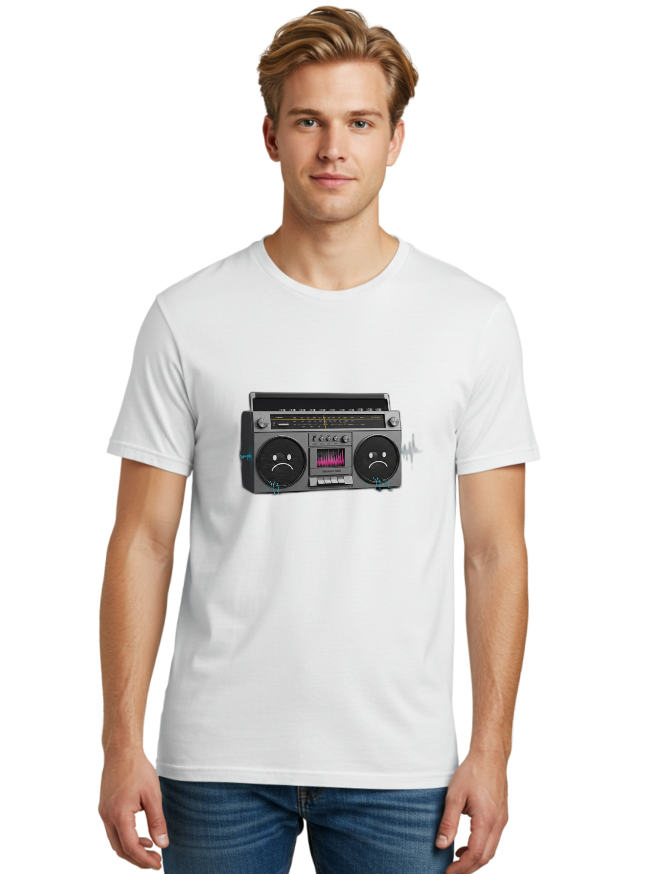 Sad-Boombox Men'S Graphic Tee, 100% Cotton, Comfortable Casual Summer Wear, Machine Washable, Vintage Camera, Old Camera, Antique Camera, Black Camera, Classic Photography, Photography Equipment, Nostalgic Device, Film Camera, Camera Art Bao822