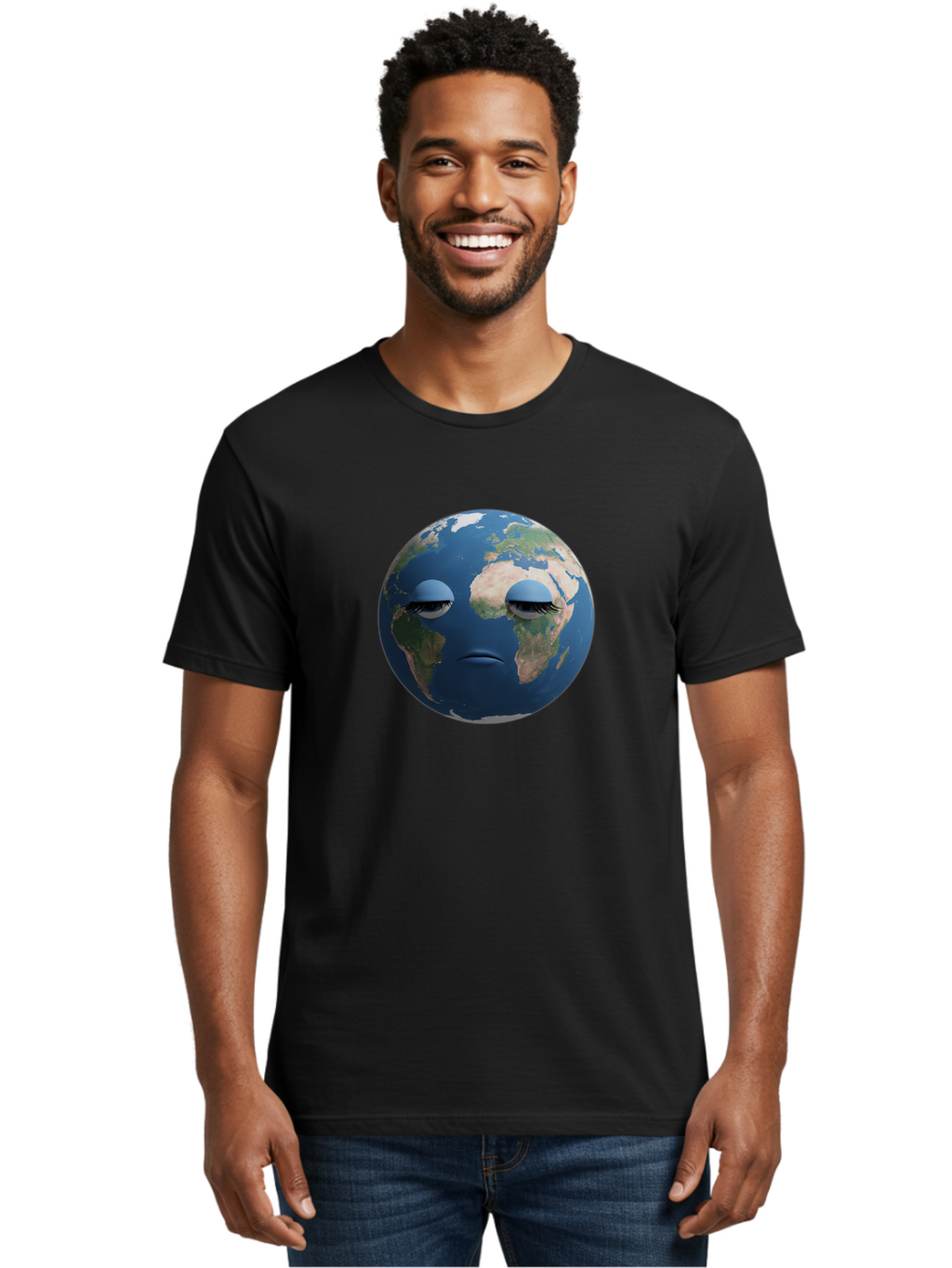 Sad-Earth-1 Men'S Graphic Tee, 100% Cotton, Comfortable Casual Summer Wear, Machine Washable, Vintage Camera, Old Camera, Antique Camera, Black Camera, Classic Photography, Photography Equipment, Nostalgic Device, Film Camera, Camera Art Bao824