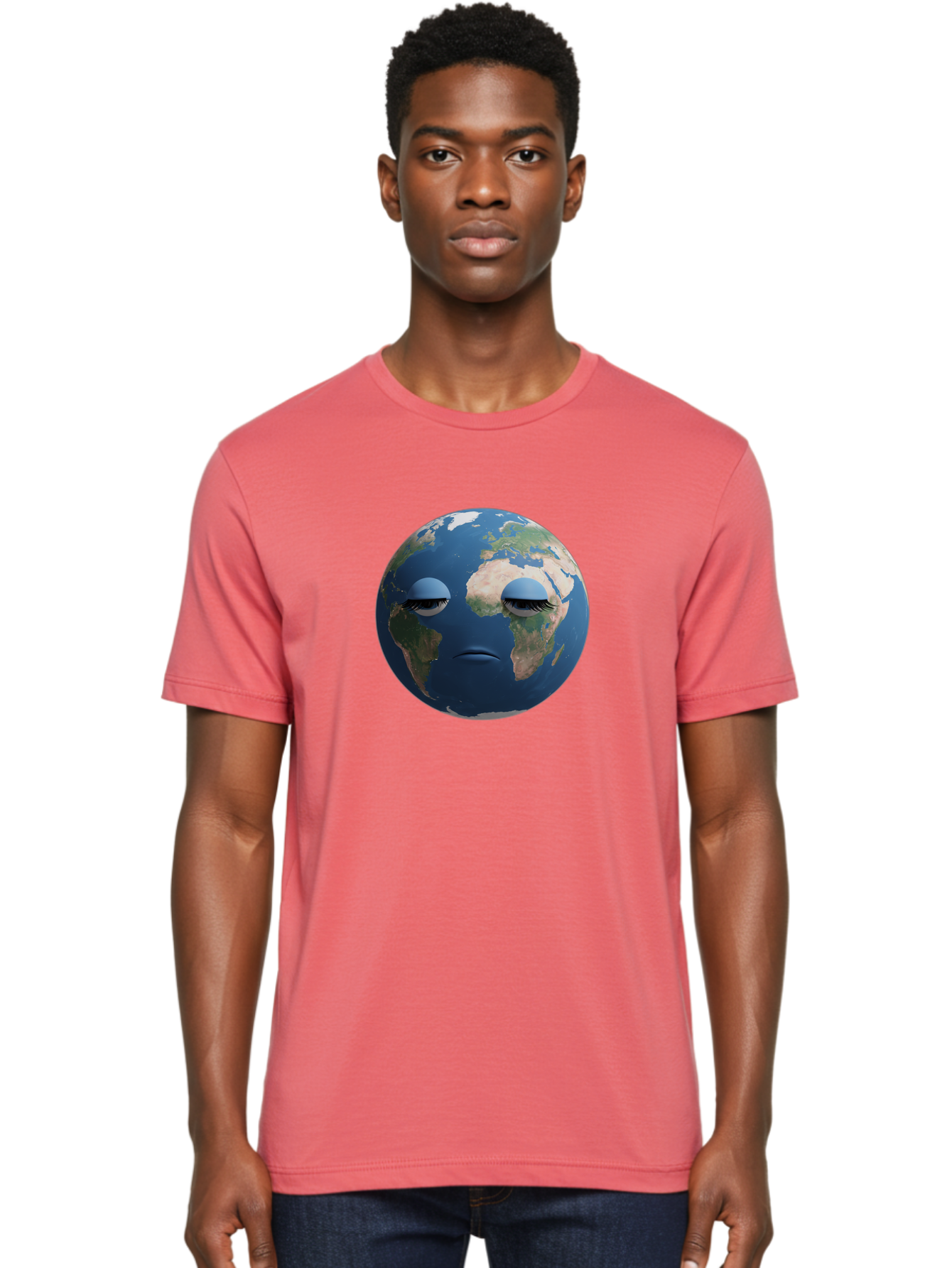 Sad-Earth-1 Men'S Graphic Tee, 100% Cotton, Comfortable Casual Summer Wear, Machine Washable, Vintage Camera, Old Camera, Antique Camera, Black Camera, Classic Photography, Photography Equipment, Nostalgic Device, Film Camera, Camera Art Bao824
