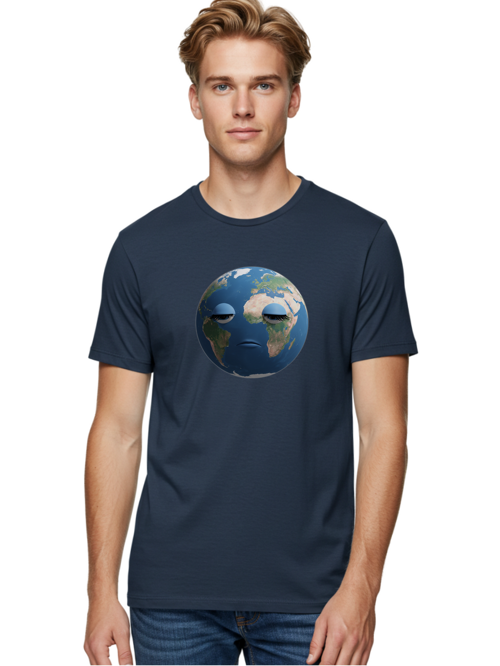 Sad-Earth-1 Men'S Graphic Tee, 100% Cotton, Comfortable Casual Summer Wear, Machine Washable, Vintage Camera, Old Camera, Antique Camera, Black Camera, Classic Photography, Photography Equipment, Nostalgic Device, Film Camera, Camera Art Bao824