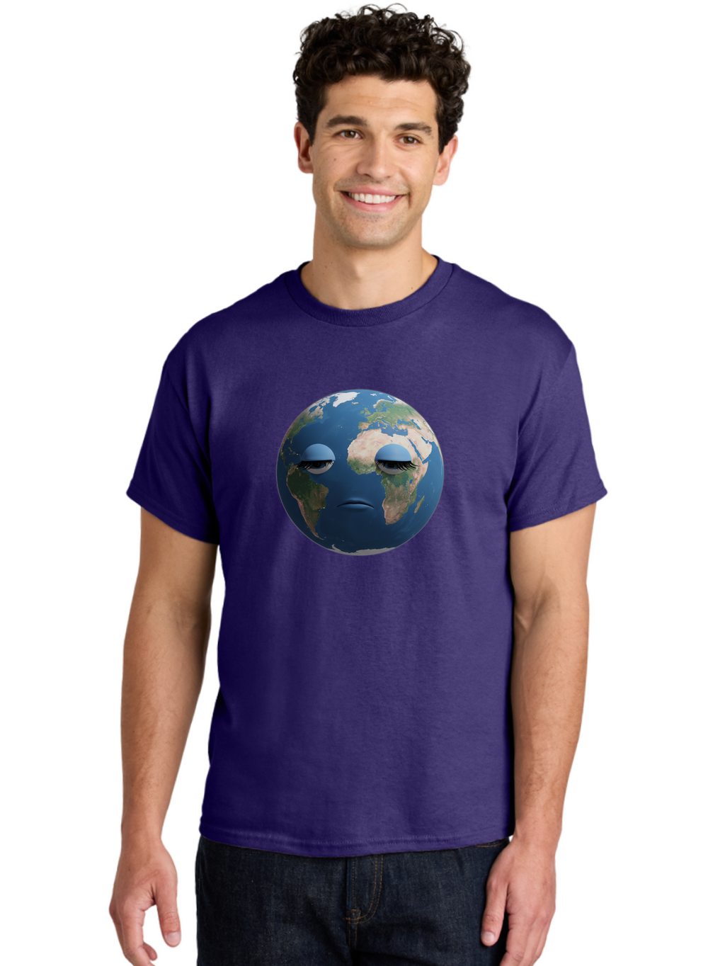 Sad-Earth-1 Men'S Graphic Tee, 100% Cotton, Comfortable Casual Summer Wear, Machine Washable, Vintage Camera, Old Camera, Antique Camera, Black Camera, Classic Photography, Photography Equipment, Nostalgic Device, Film Camera, Camera Art Bao824