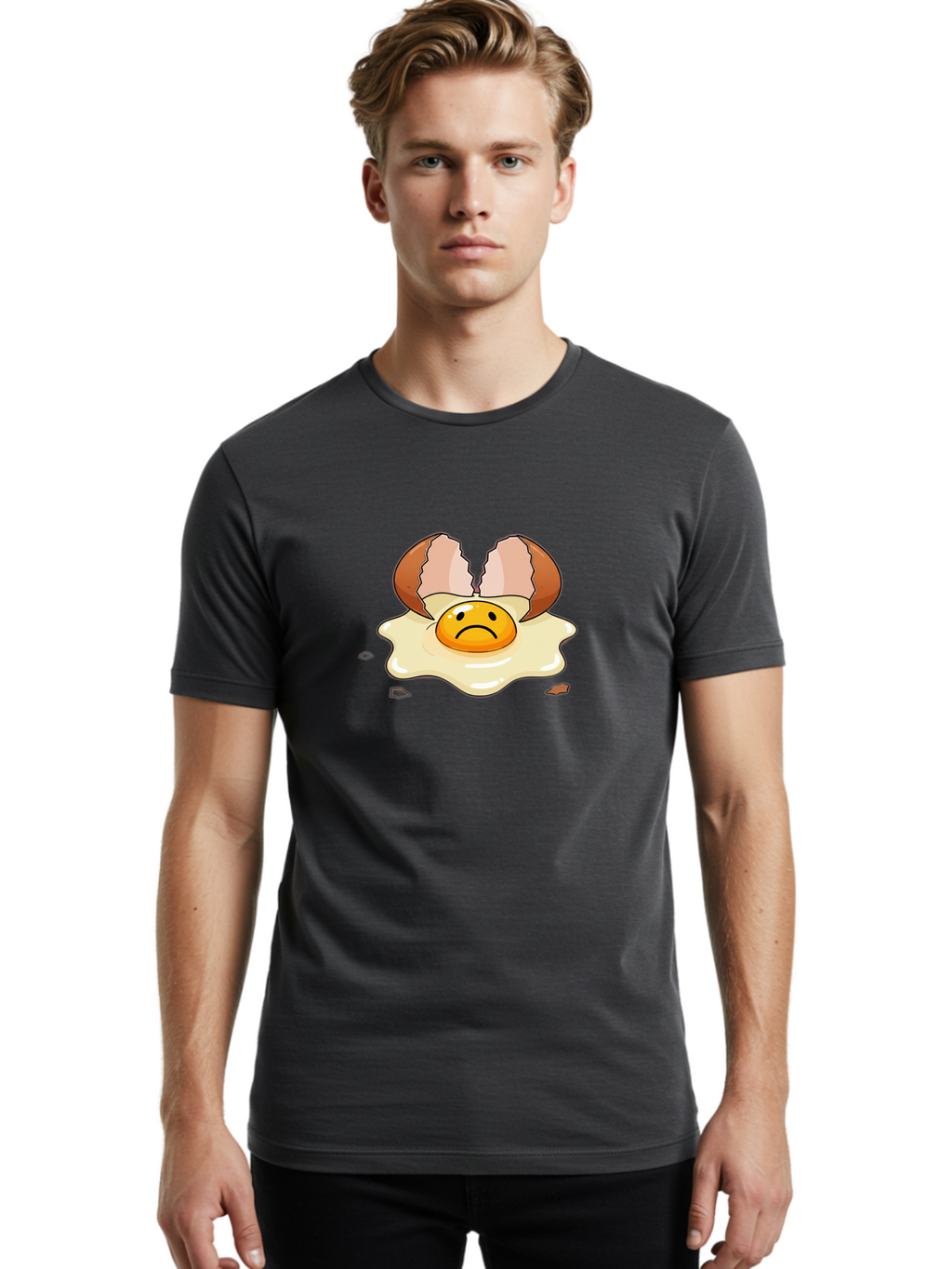 Sad-Egg Men'S Graphic Tee, 100% Cotton, Comfortable Casual Summer Wear, Machine Washable, Vintage Camera, Old Camera, Antique Camera, Black Camera, Classic Photography, Photography Equipment, Nostalgic Device, Film Camera, Camera Art Bao827