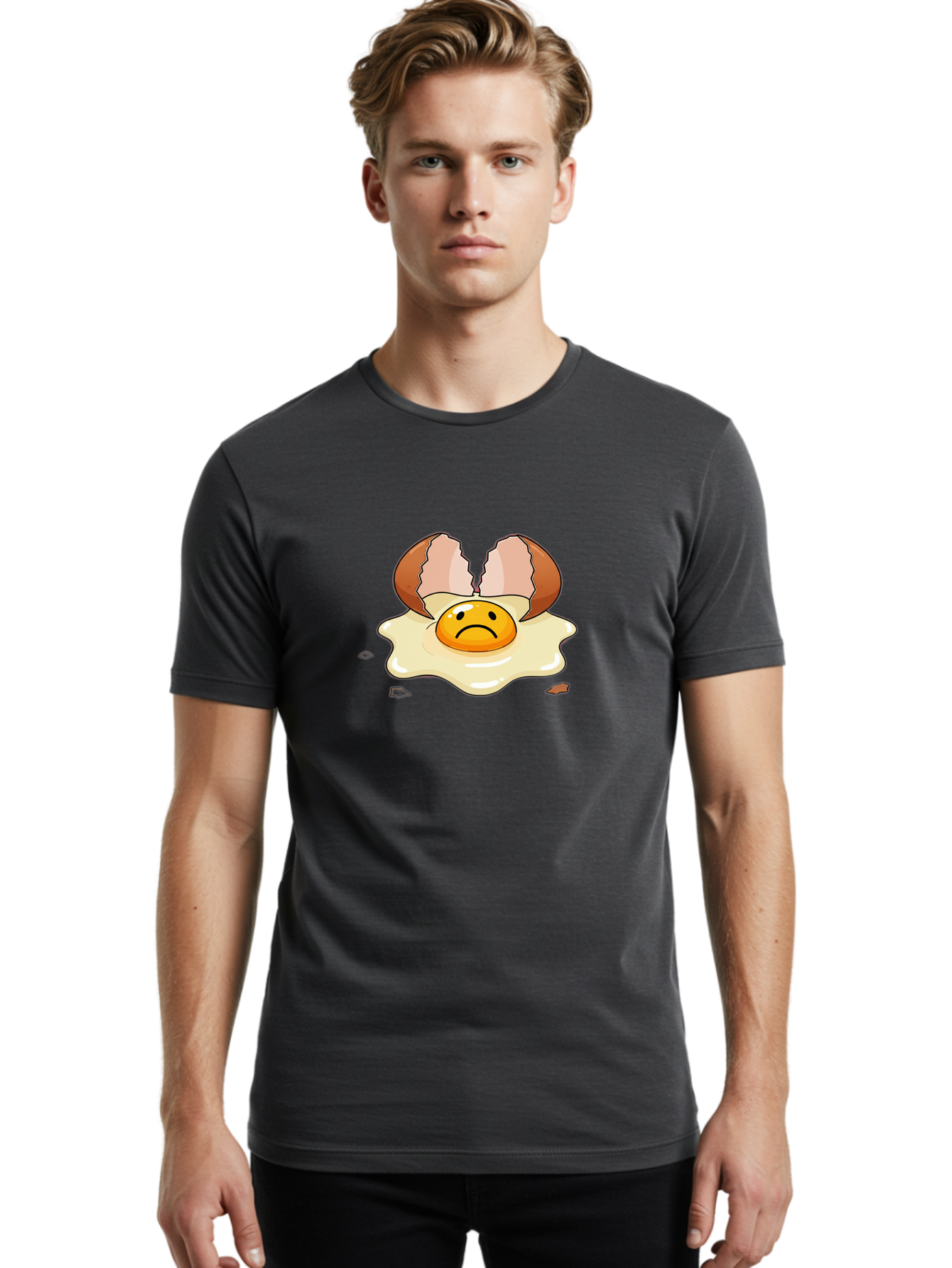Sad-Egg Men'S Graphic Tee, 100% Cotton, Comfortable Casual Summer Wear, Machine Washable, Vintage Camera, Old Camera, Antique Camera, Black Camera, Classic Photography, Photography Equipment, Nostalgic Device, Film Camera, Camera Art Bao827