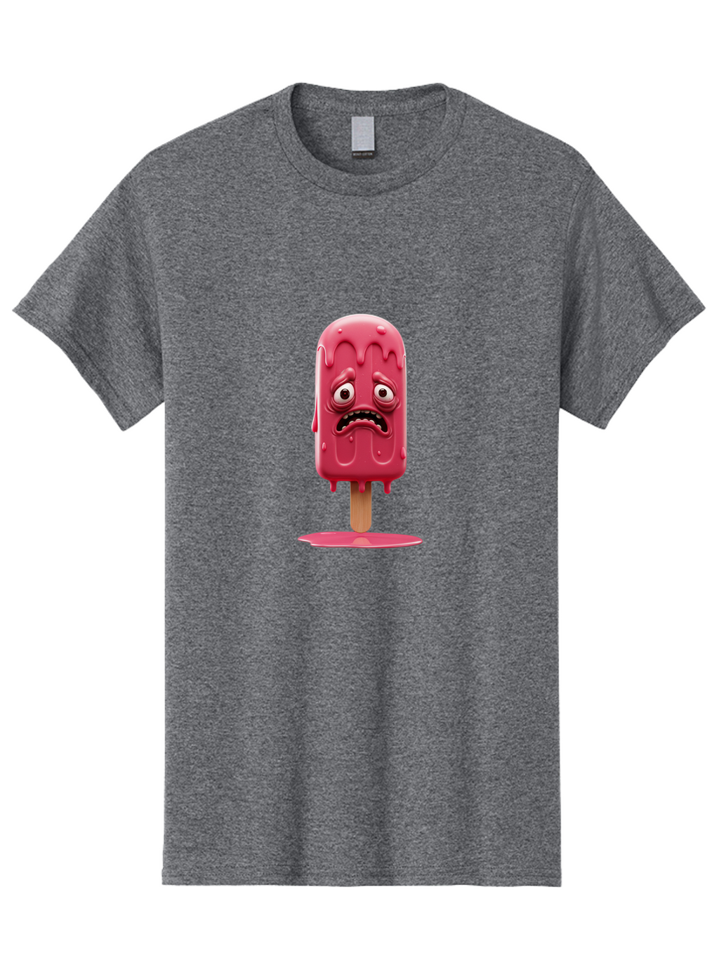 Sad-Ice-Cream-1 Men'S Graphic Tee, 100% Cotton, Comfortable Casual Summer Wear, Machine Washable, Vintage Camera, Old Camera, Antique Camera, Black Camera, Classic Photography, Photography Equipment, Nostalgic Device, Film Camera, Camera Art Bao828
